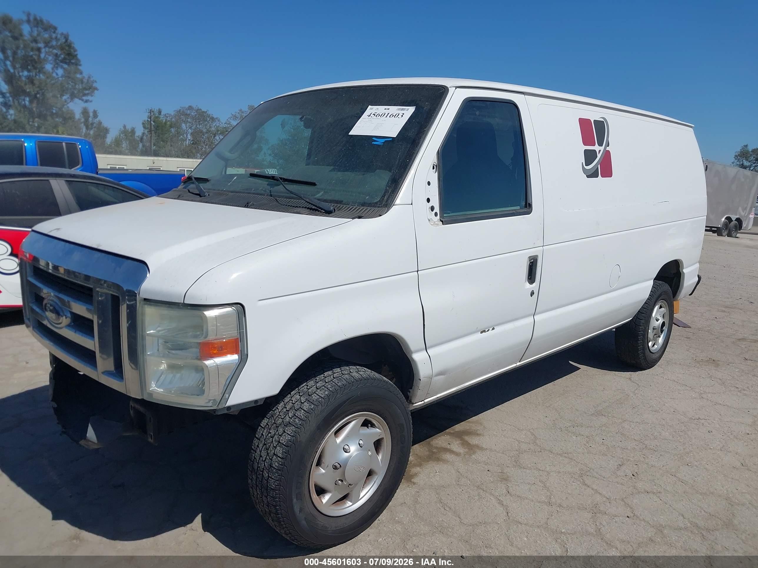 2012 Ford E-250 Commercial Белый vin: 1FTNE2EW2CDA40805