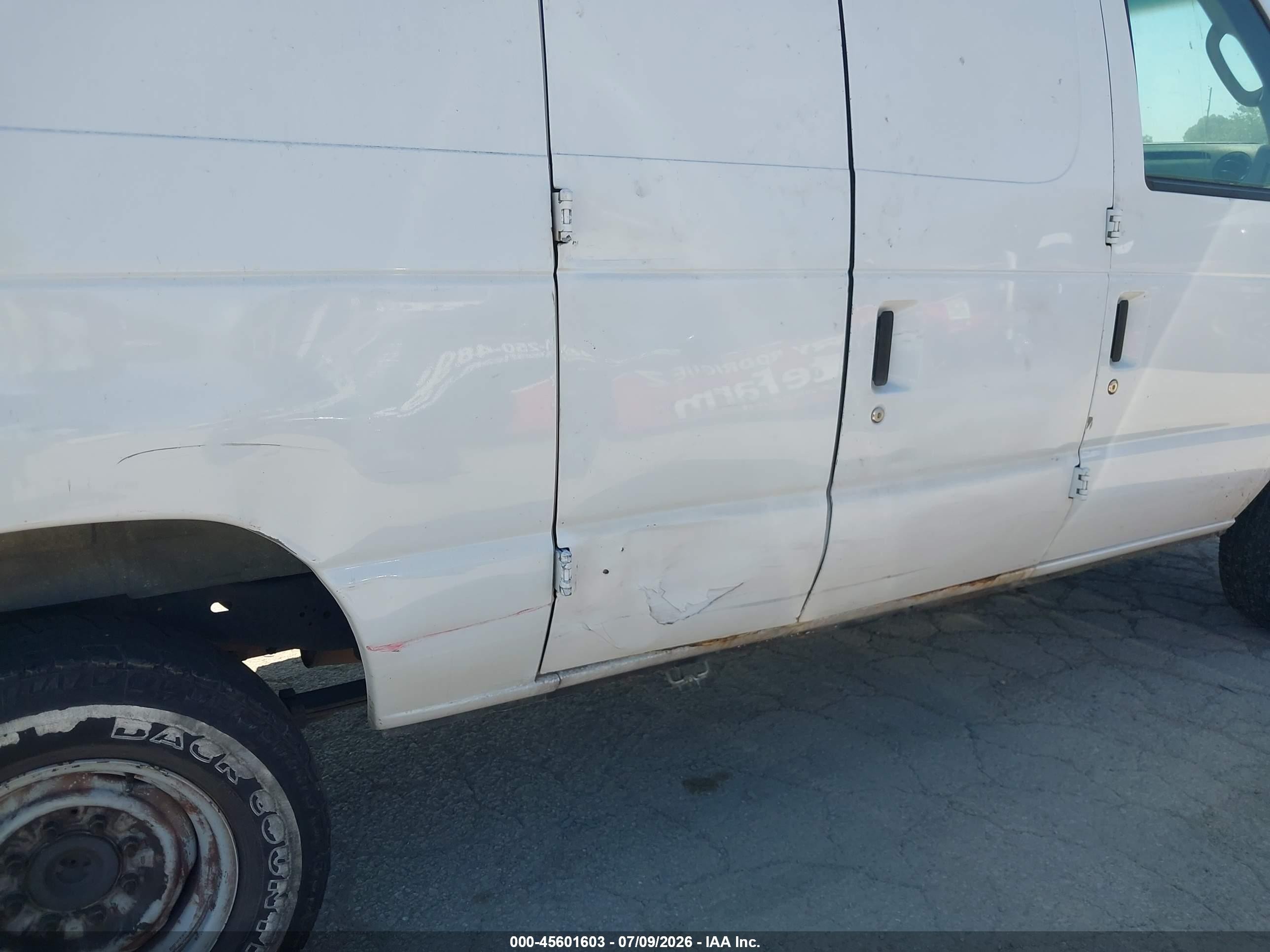 2012 Ford E-250 Commercial Белый vin: 1FTNE2EW2CDA40805