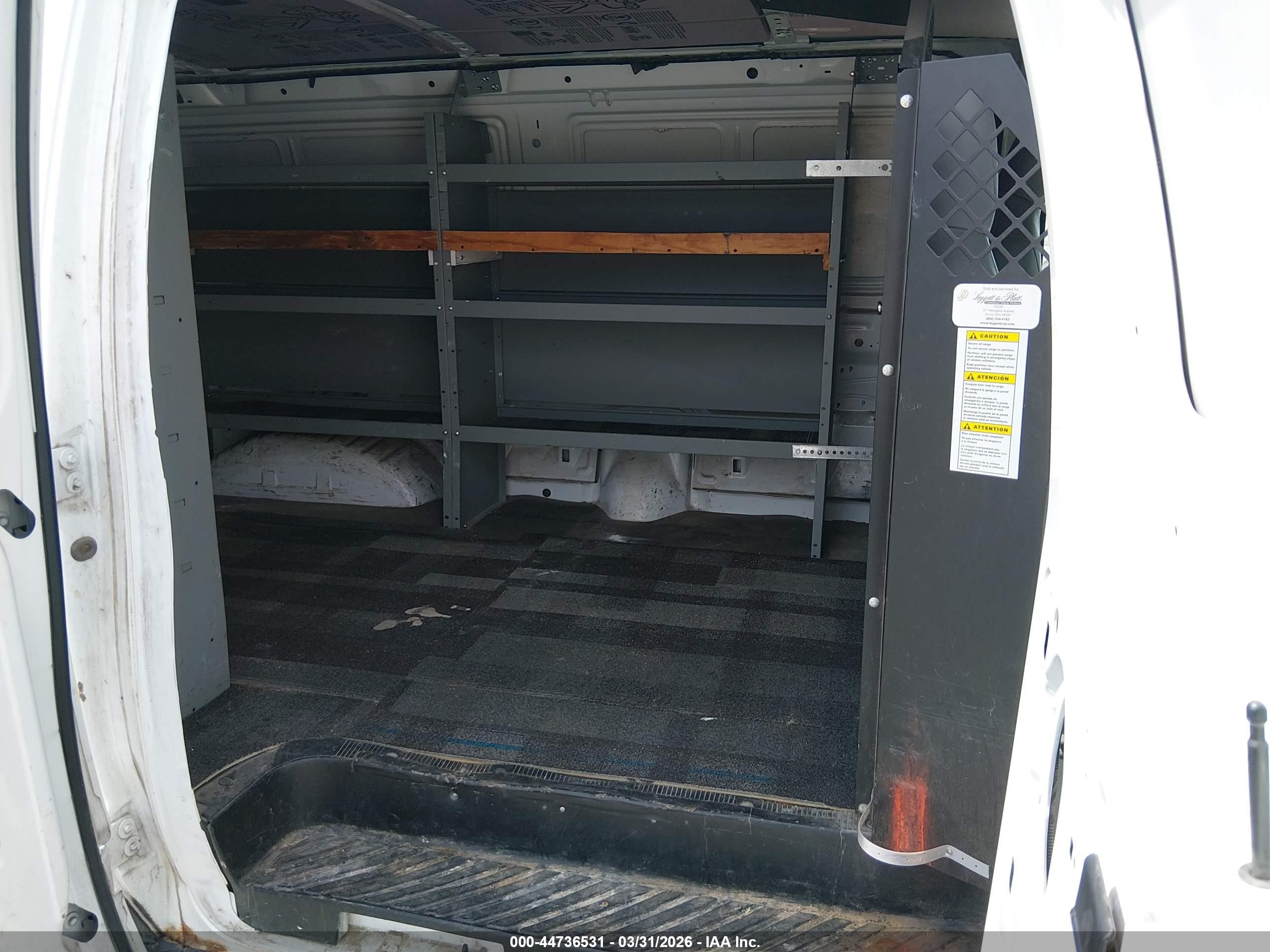 2013 Ford E-250 Commercial White vin: 1FTNE2EW2DDA14223