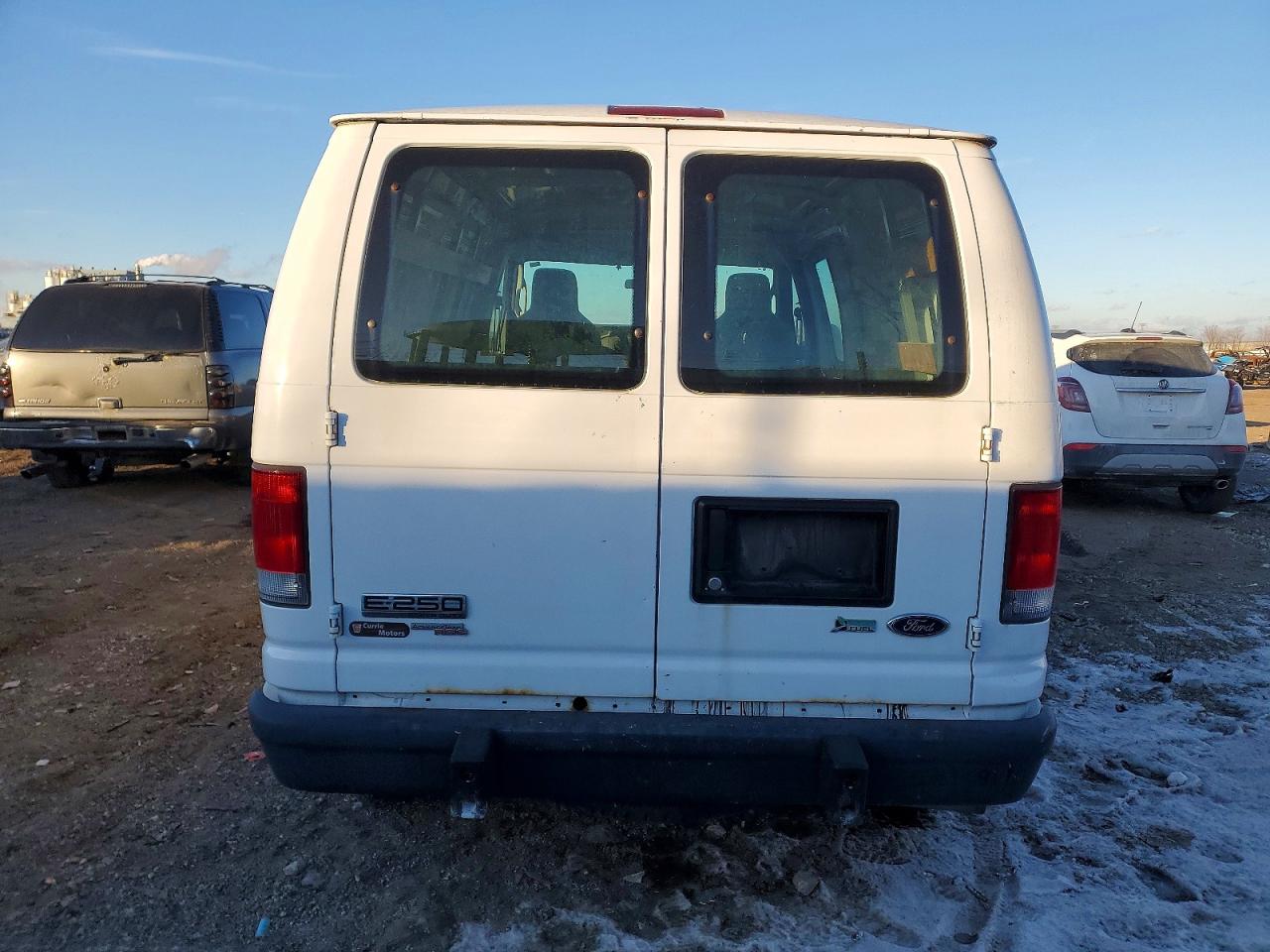 2013 Ford Econoline E250 Van White vin: 1FTNE2EW2DDA80237
