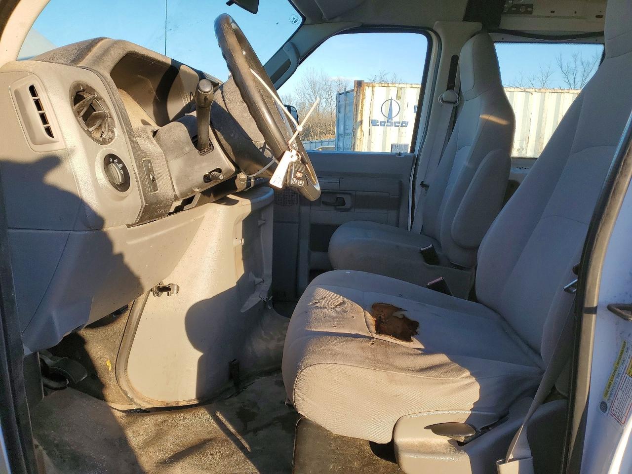 2013 Ford Econoline E250 Van White vin: 1FTNE2EW2DDA80237