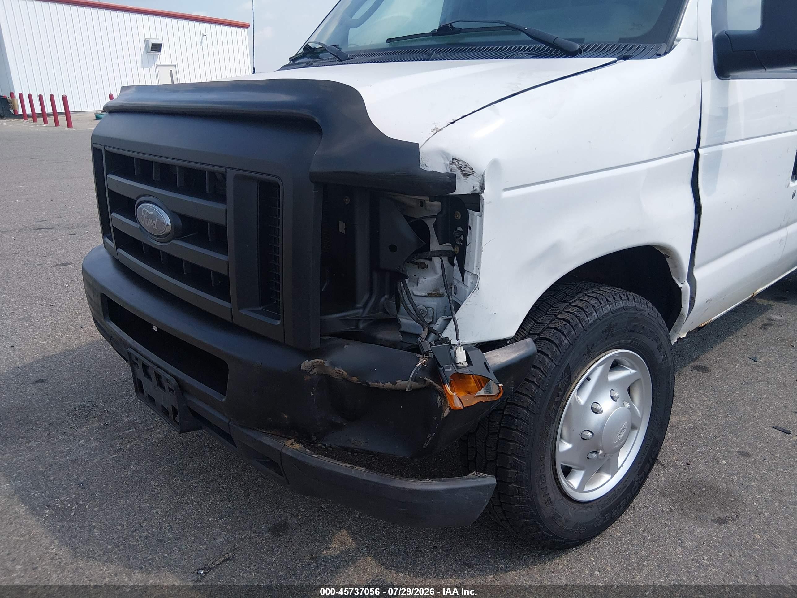 2011 Ford E-250 Commercial White vin: 1FTNE2EW3BDA08704