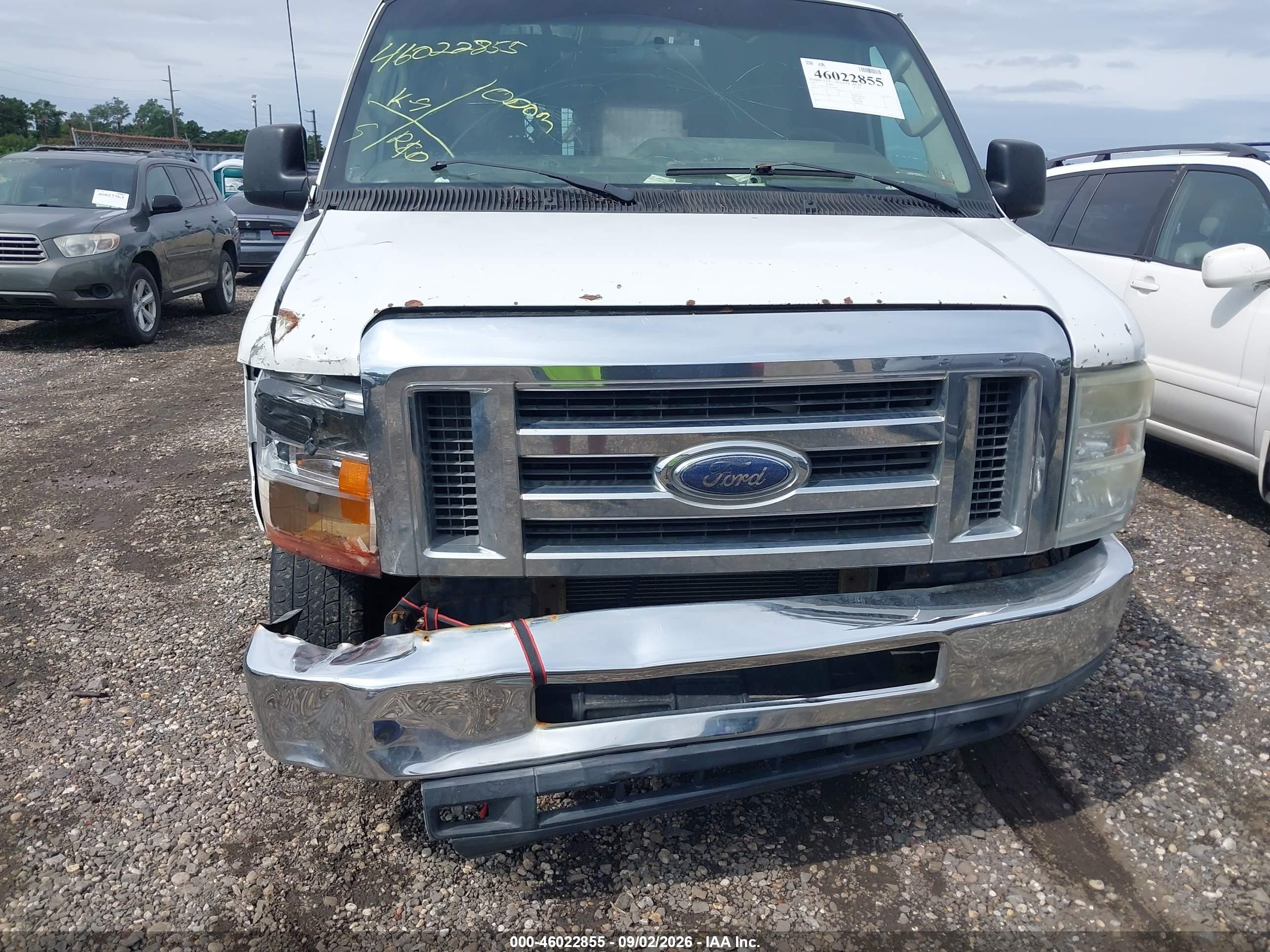 2011 Ford E-250 Commercial White vin: 1FTNE2EW3BDA74055