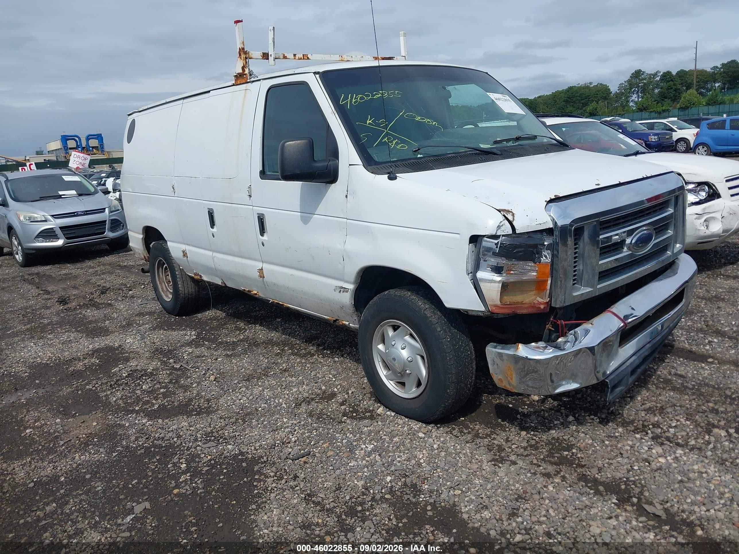 2011 Ford E-250 Commercial Белый vin: 1FTNE2EW3BDA74055