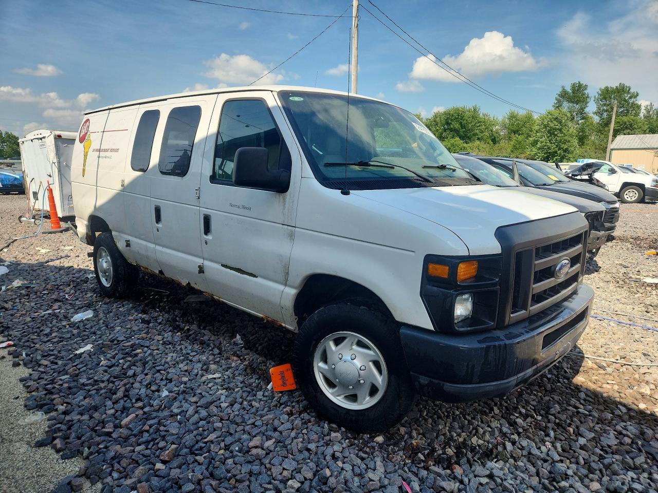 2011 Ford Econoline E250 Van Белый vin: 1FTNE2EW3BDA76419