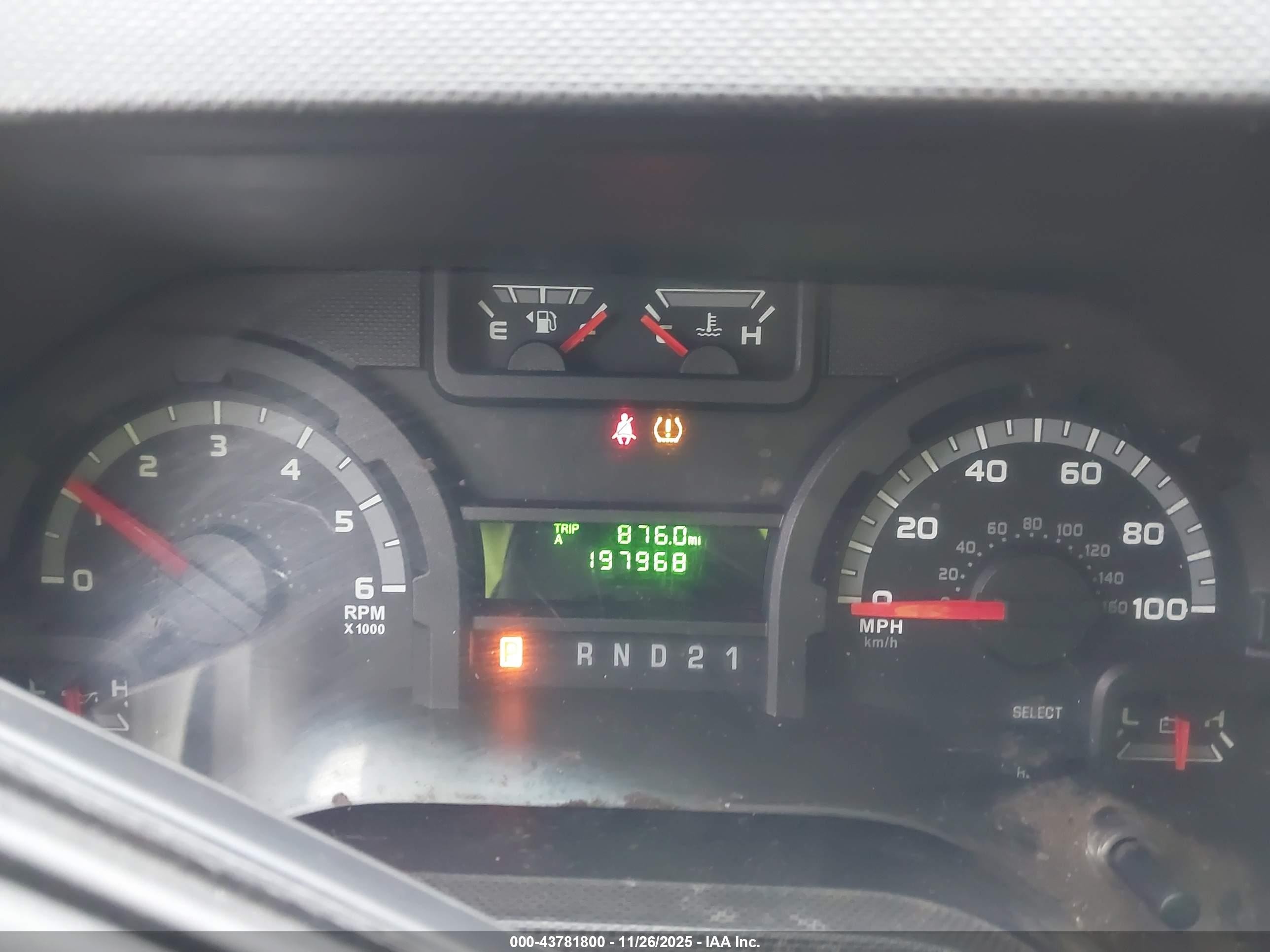2012 Ford E-250 Commercial White vin: 1FTNE2EW3CDA52123