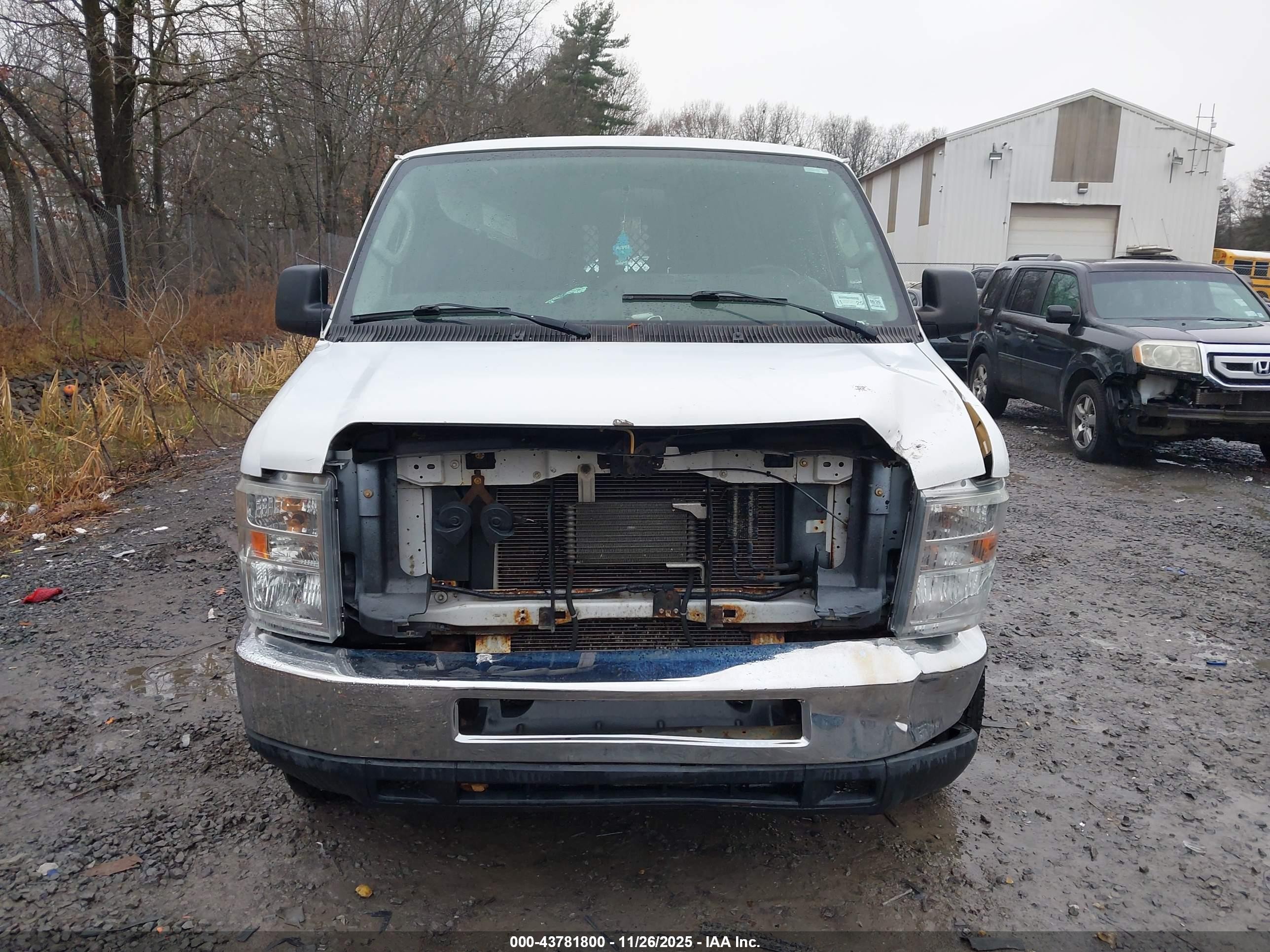 2012 Ford E-250 Commercial White vin: 1FTNE2EW3CDA52123