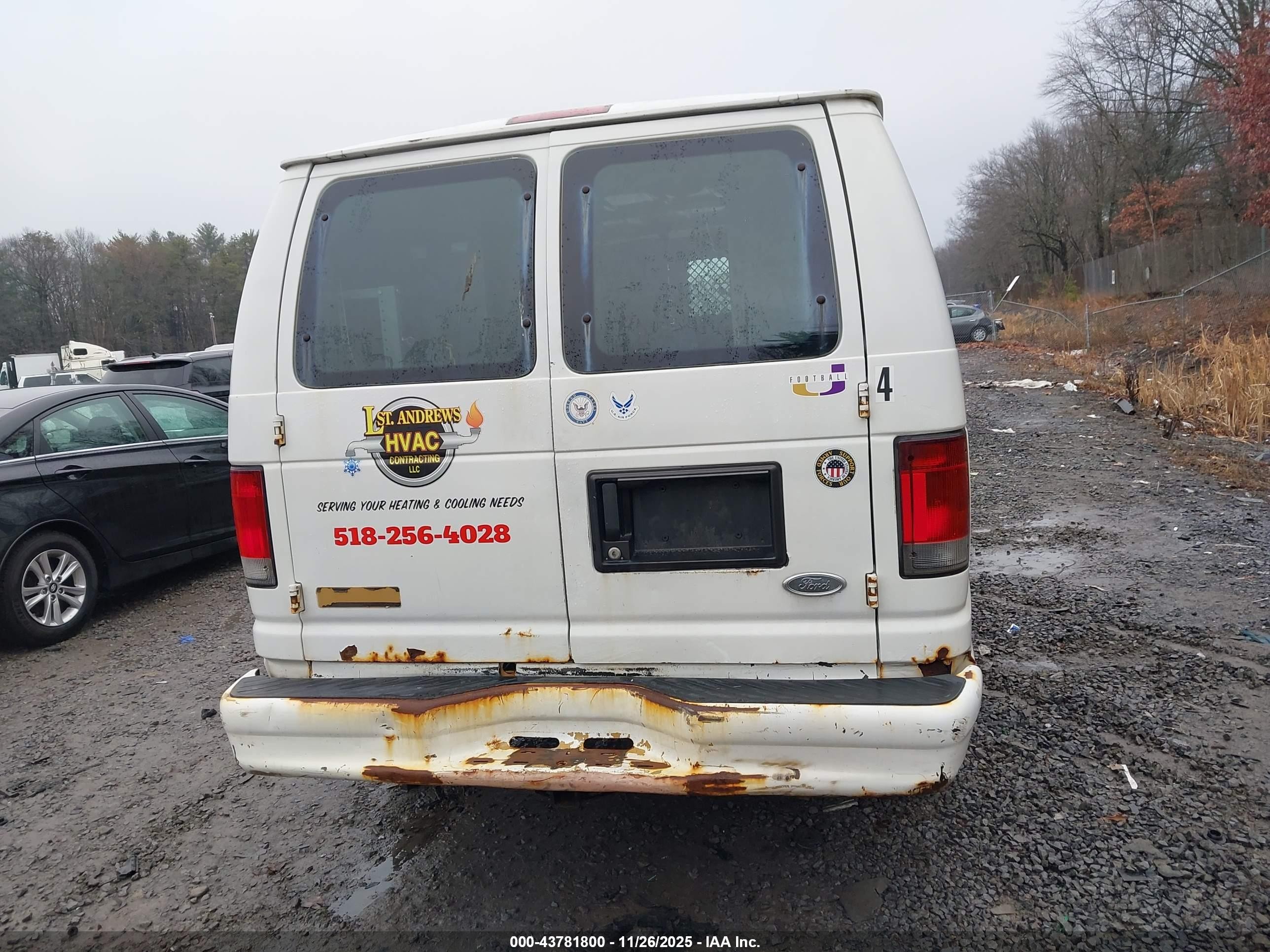 2012 Ford E-250 Commercial White vin: 1FTNE2EW3CDA52123