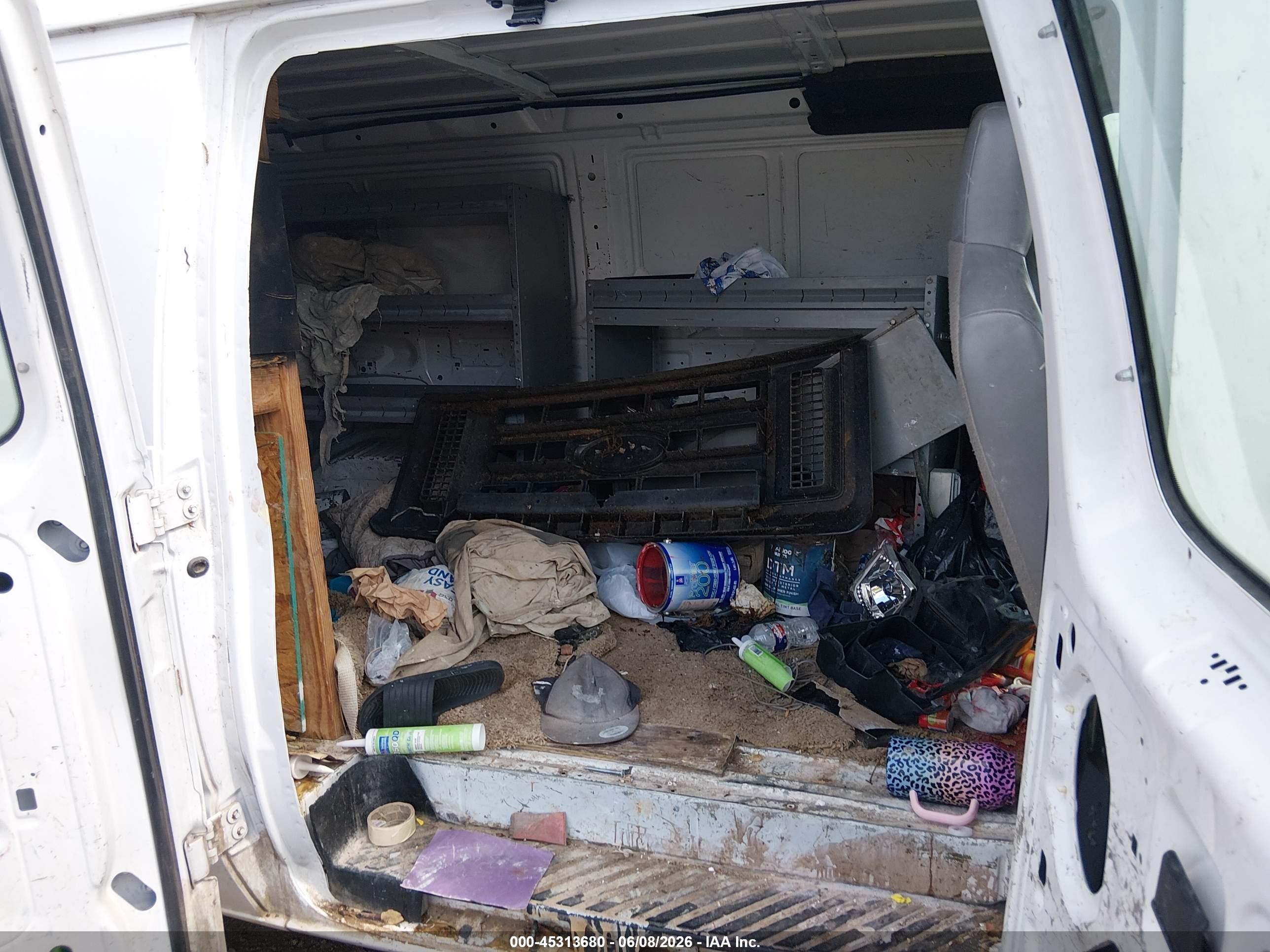 2014 Ford E-250 Commercial White vin: 1FTNE2EW3EDA33364
