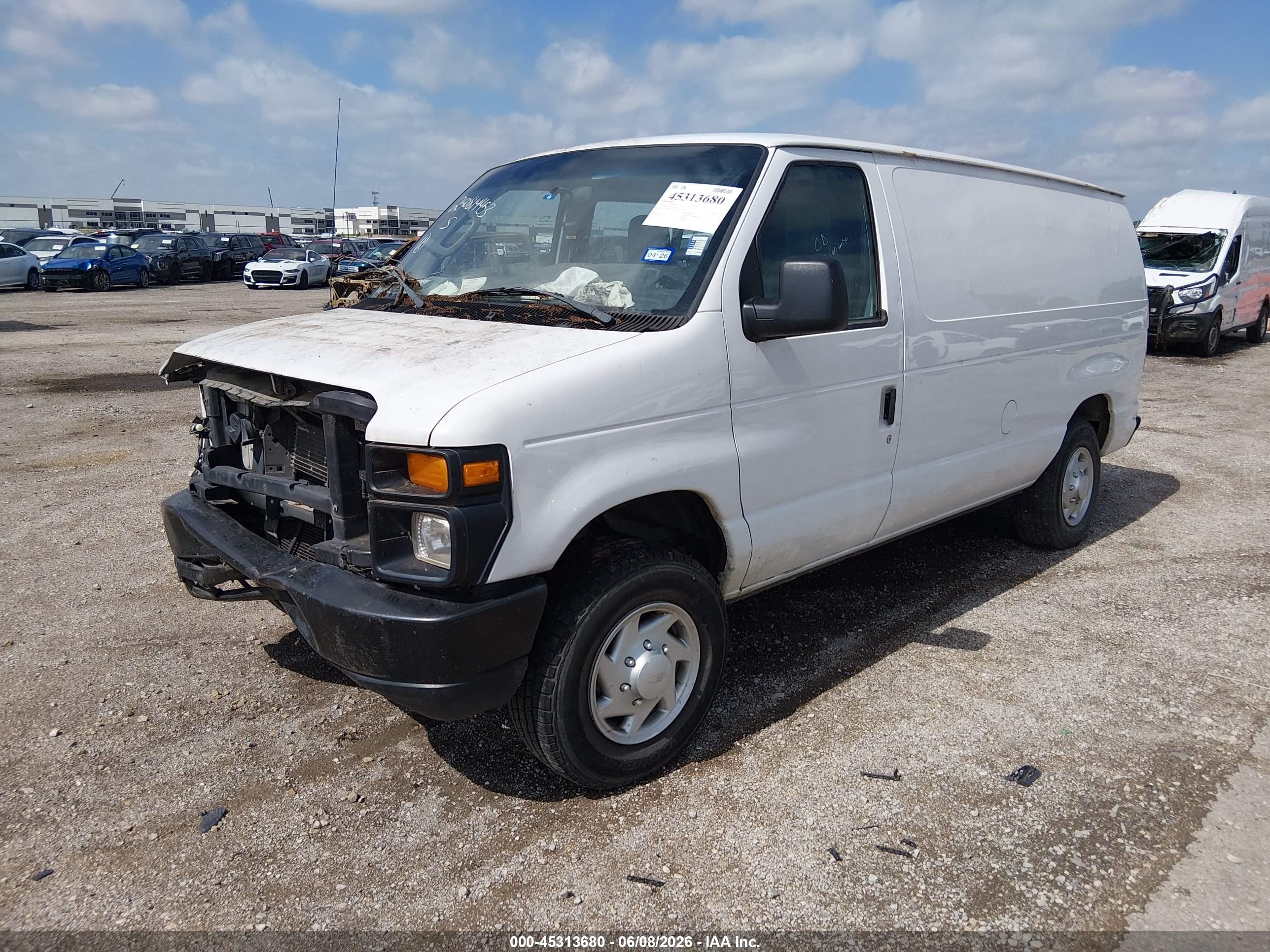 2014 Ford E-250 Commercial White vin: 1FTNE2EW3EDA33364