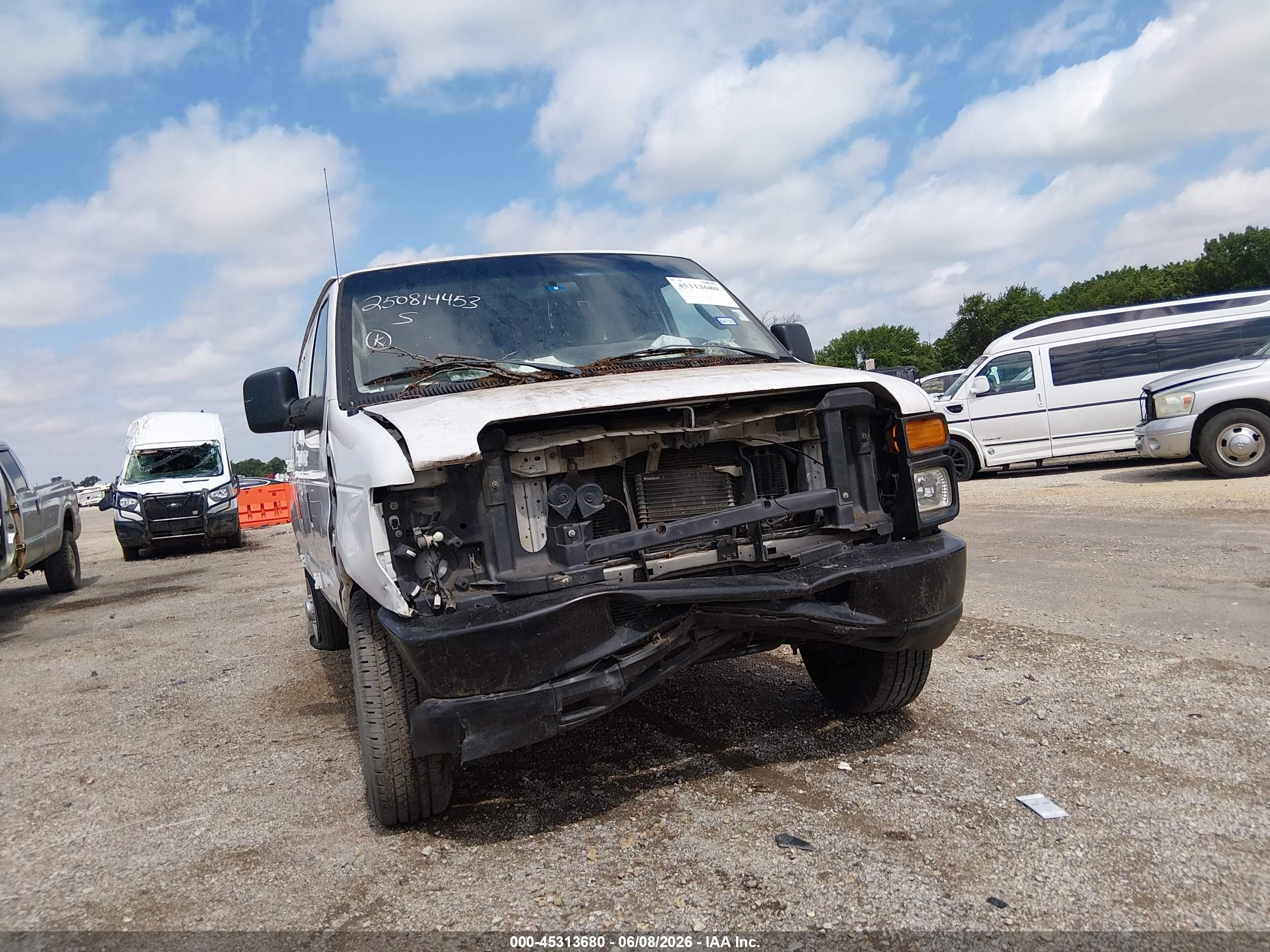 2014 Ford E-250 Commercial White vin: 1FTNE2EW3EDA33364