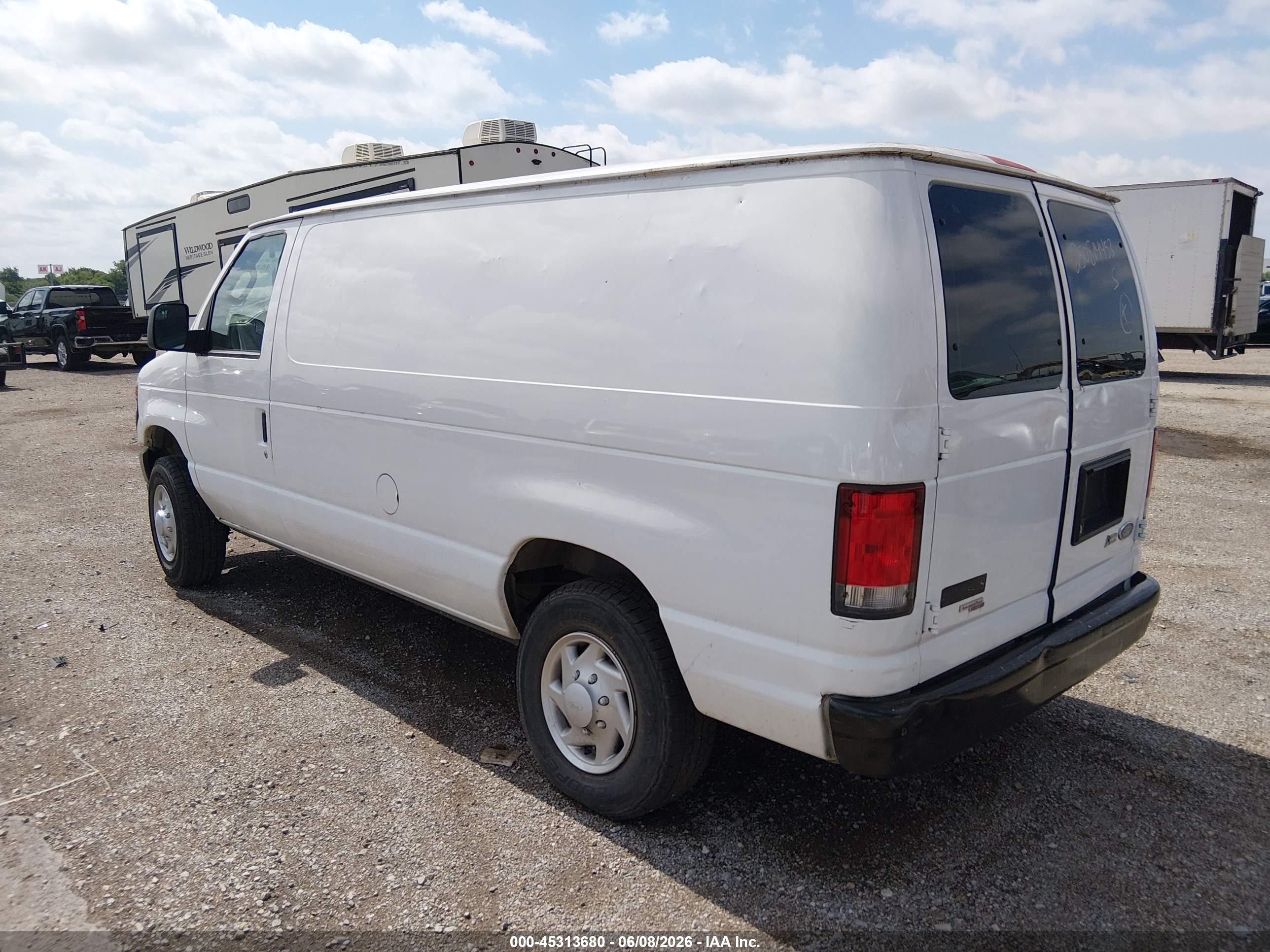 2014 Ford E-250 Commercial White vin: 1FTNE2EW3EDA33364