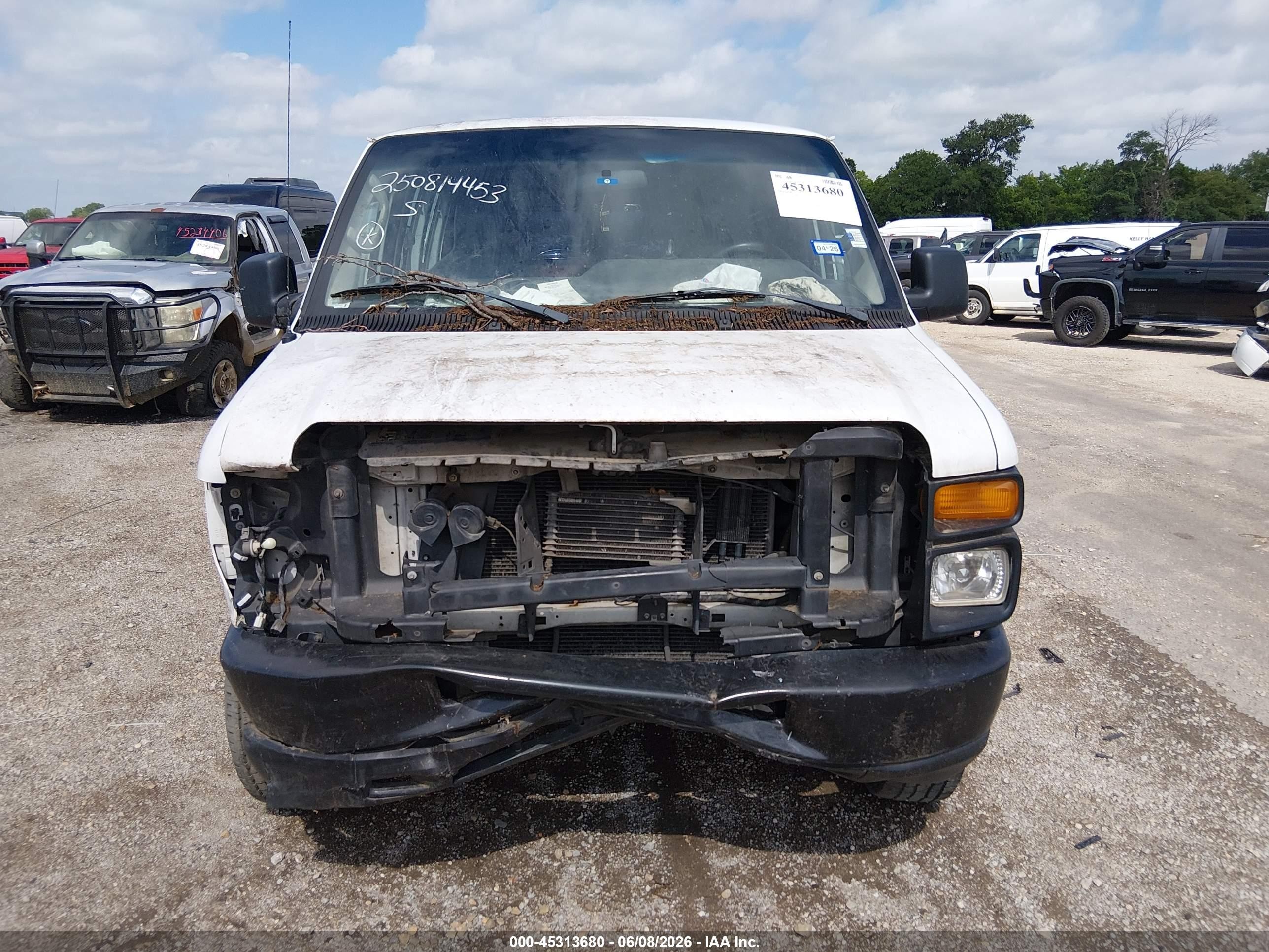 2014 Ford E-250 Commercial White vin: 1FTNE2EW3EDA33364