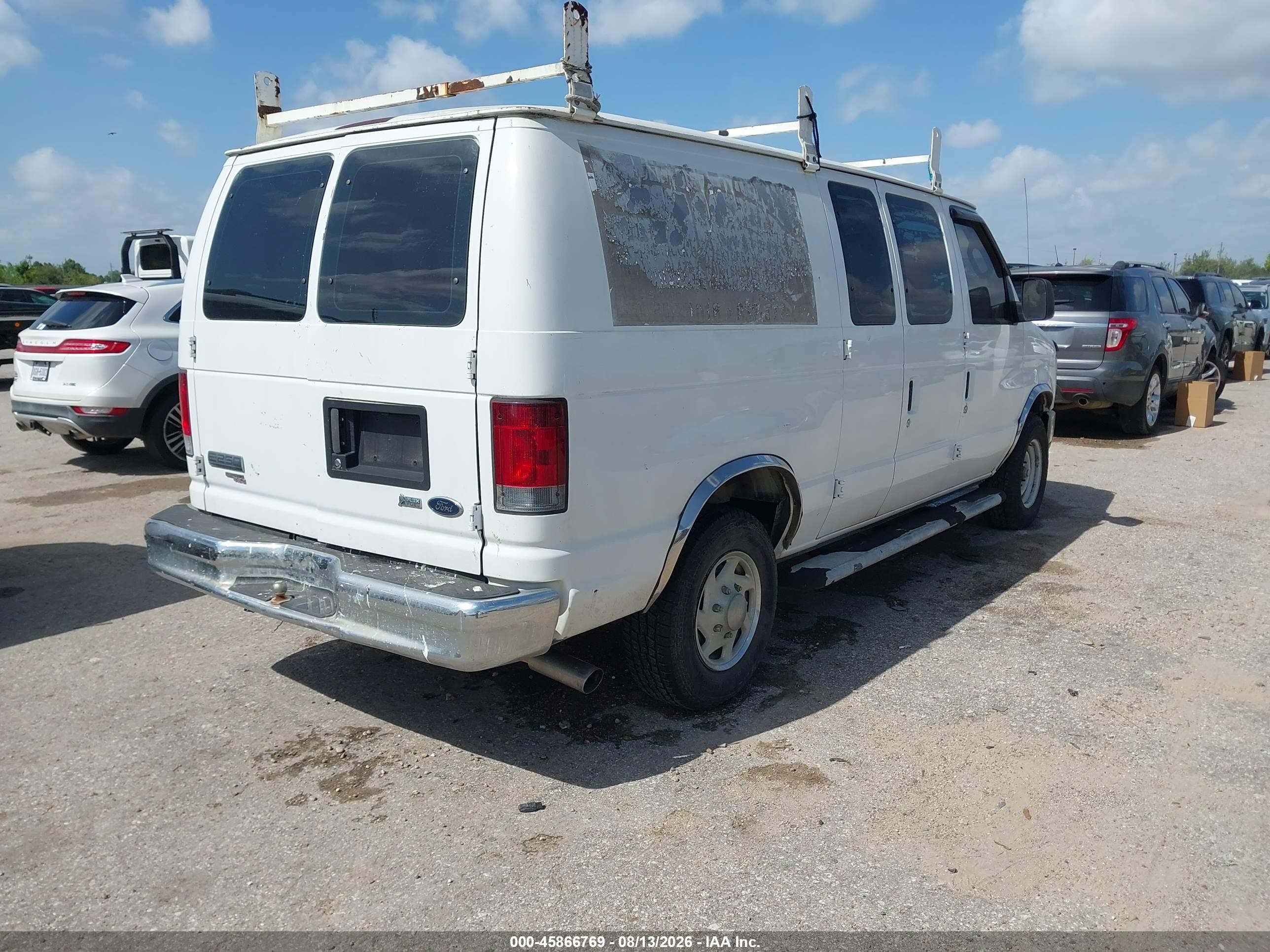2011 Ford E-250 Commercial White vin: 1FTNE2EW4BDA99207