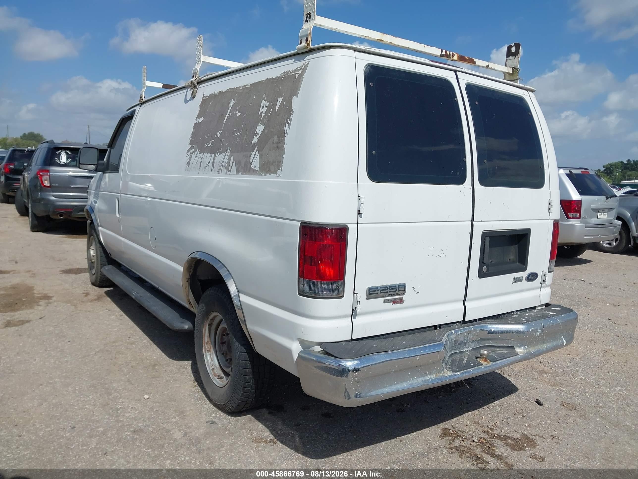2011 Ford E-250 Commercial White vin: 1FTNE2EW4BDA99207