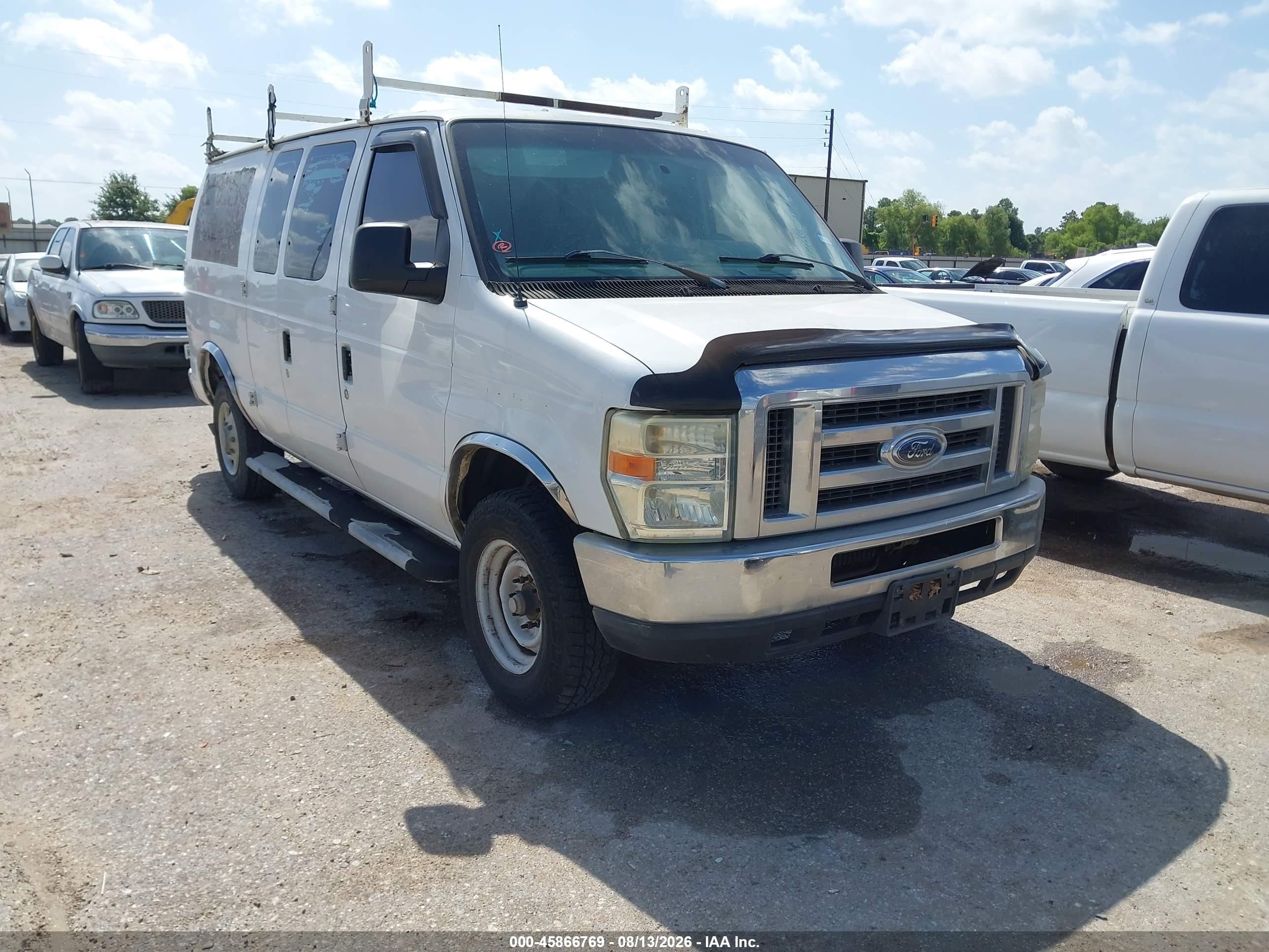 2011 Ford E-250 Commercial White vin: 1FTNE2EW4BDA99207