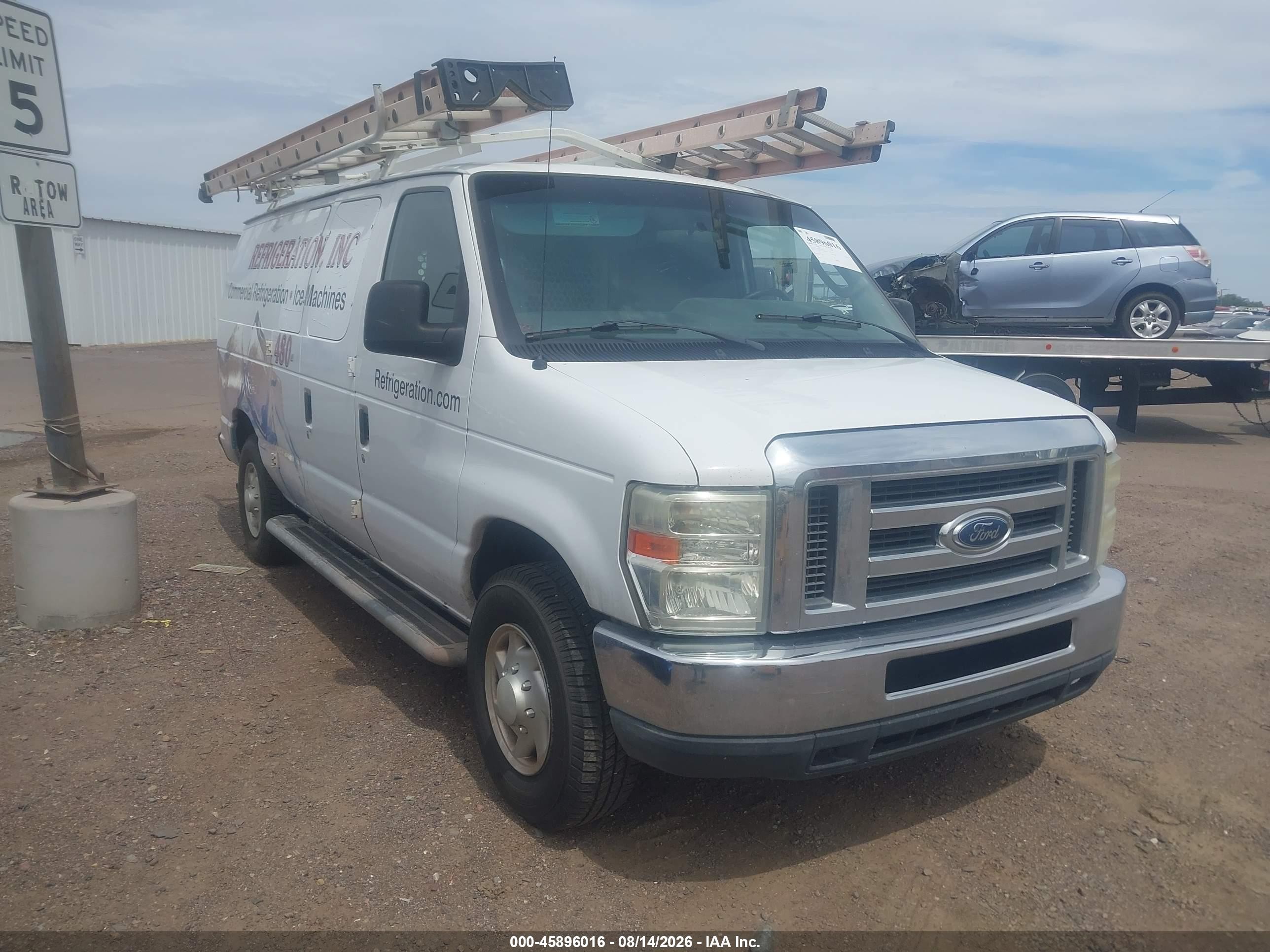 2012 Ford E-250 Commercial White vin: 1FTNE2EW4CDA54821