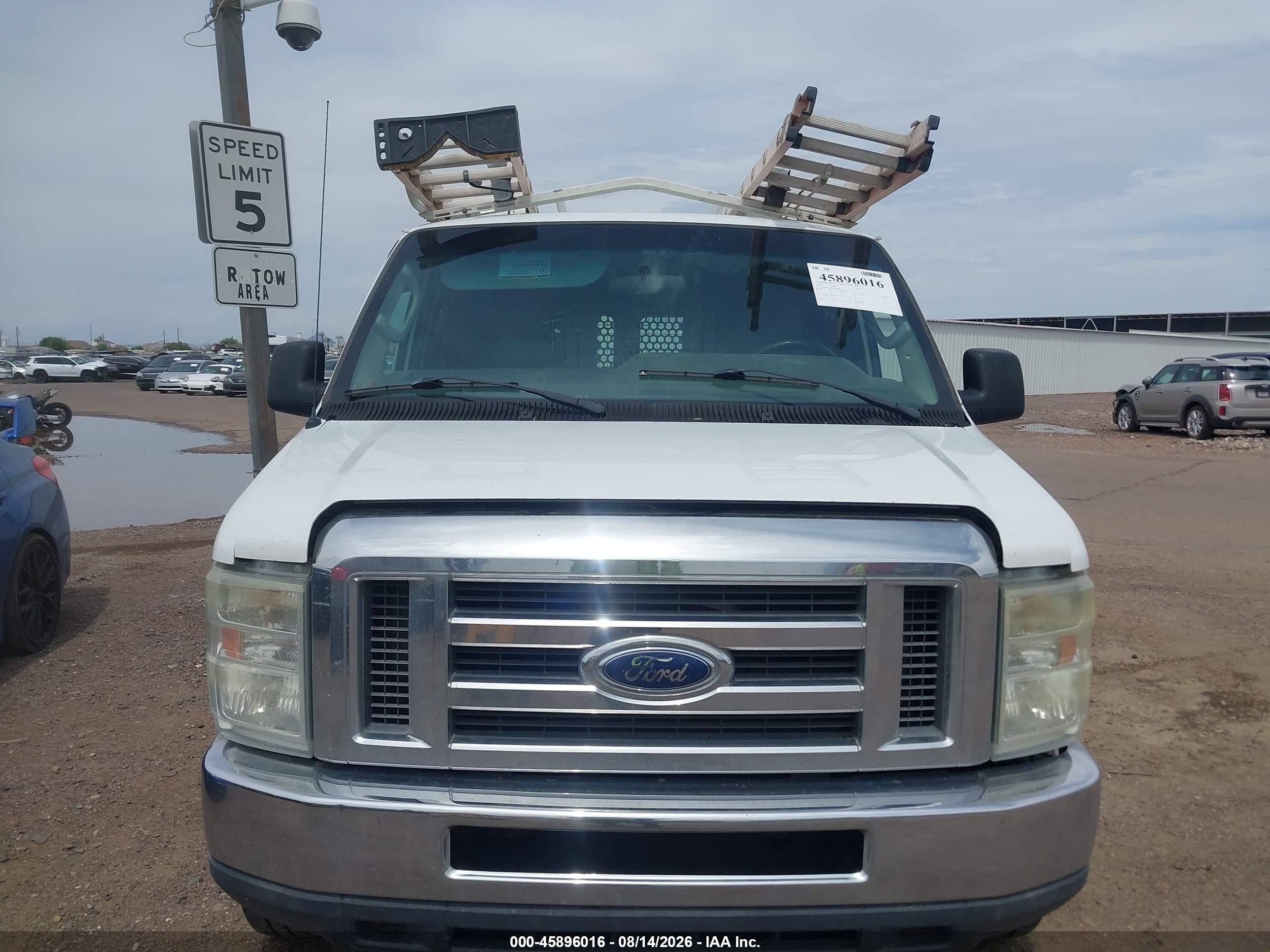 2012 Ford E-250 Commercial White vin: 1FTNE2EW4CDA54821