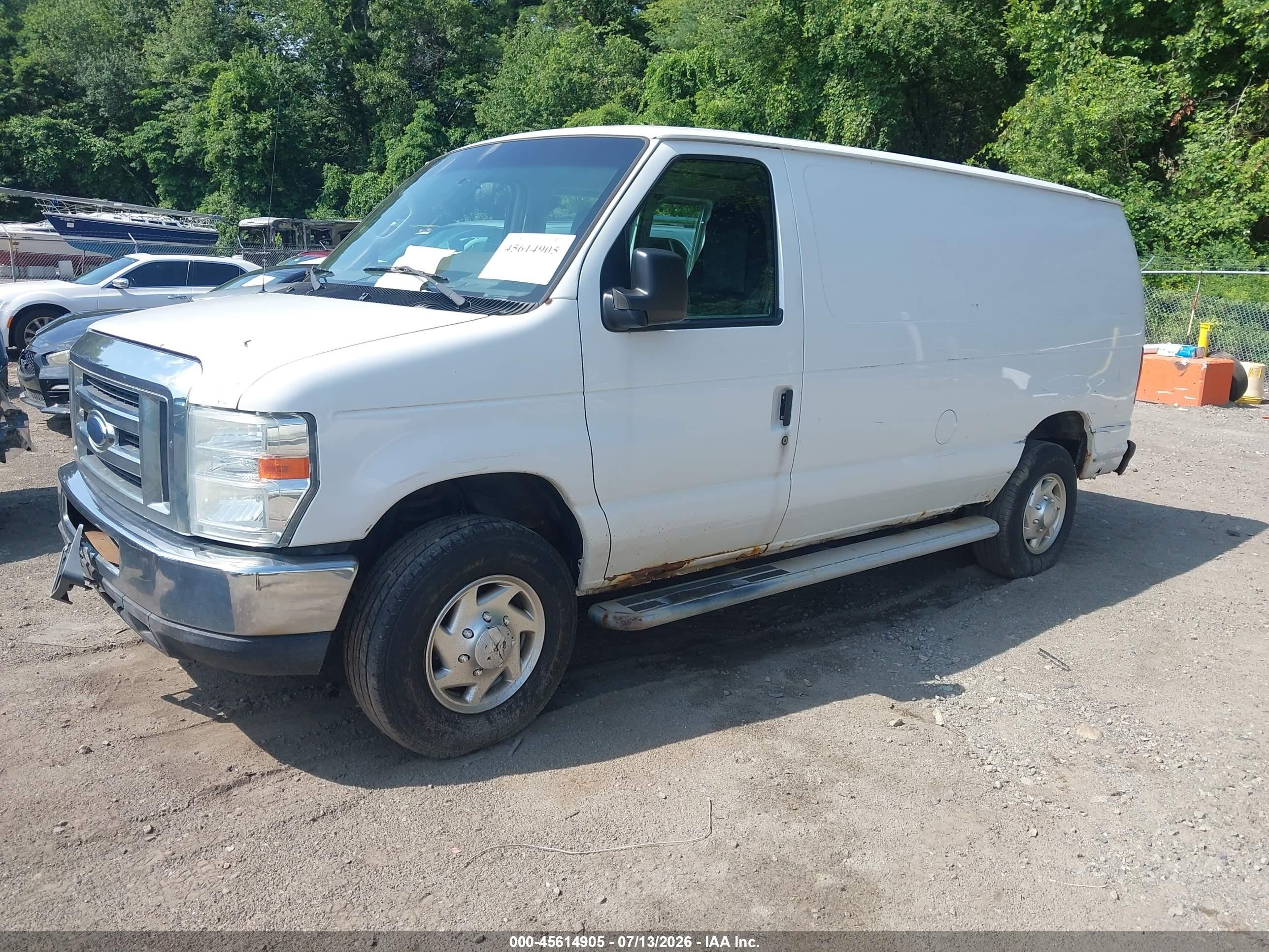 2013 Ford E-250 Commercial White vin: 1FTNE2EW4DDA26230