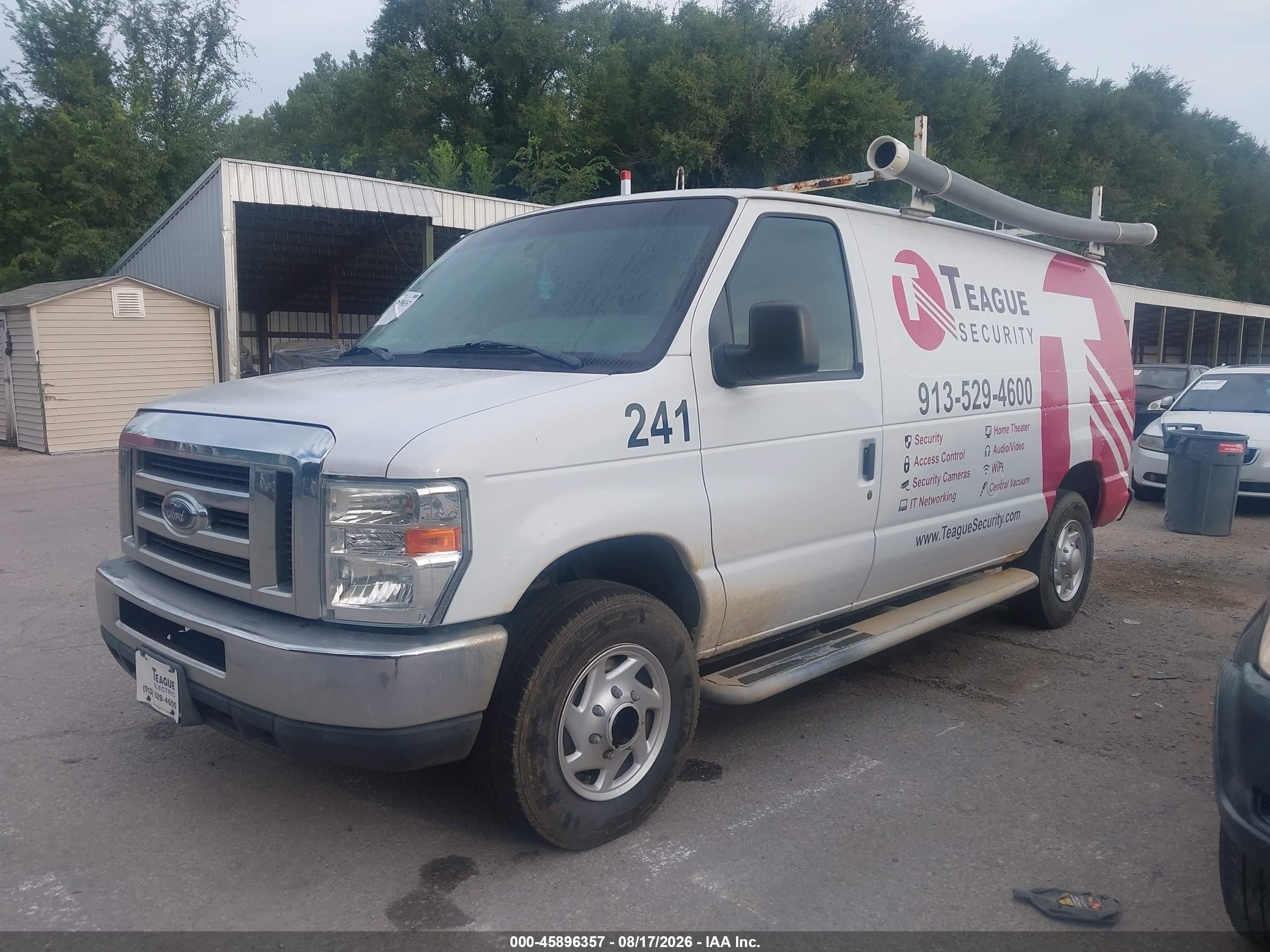 2013 Ford E-250 Commercial White vin: 1FTNE2EW4DDA31668