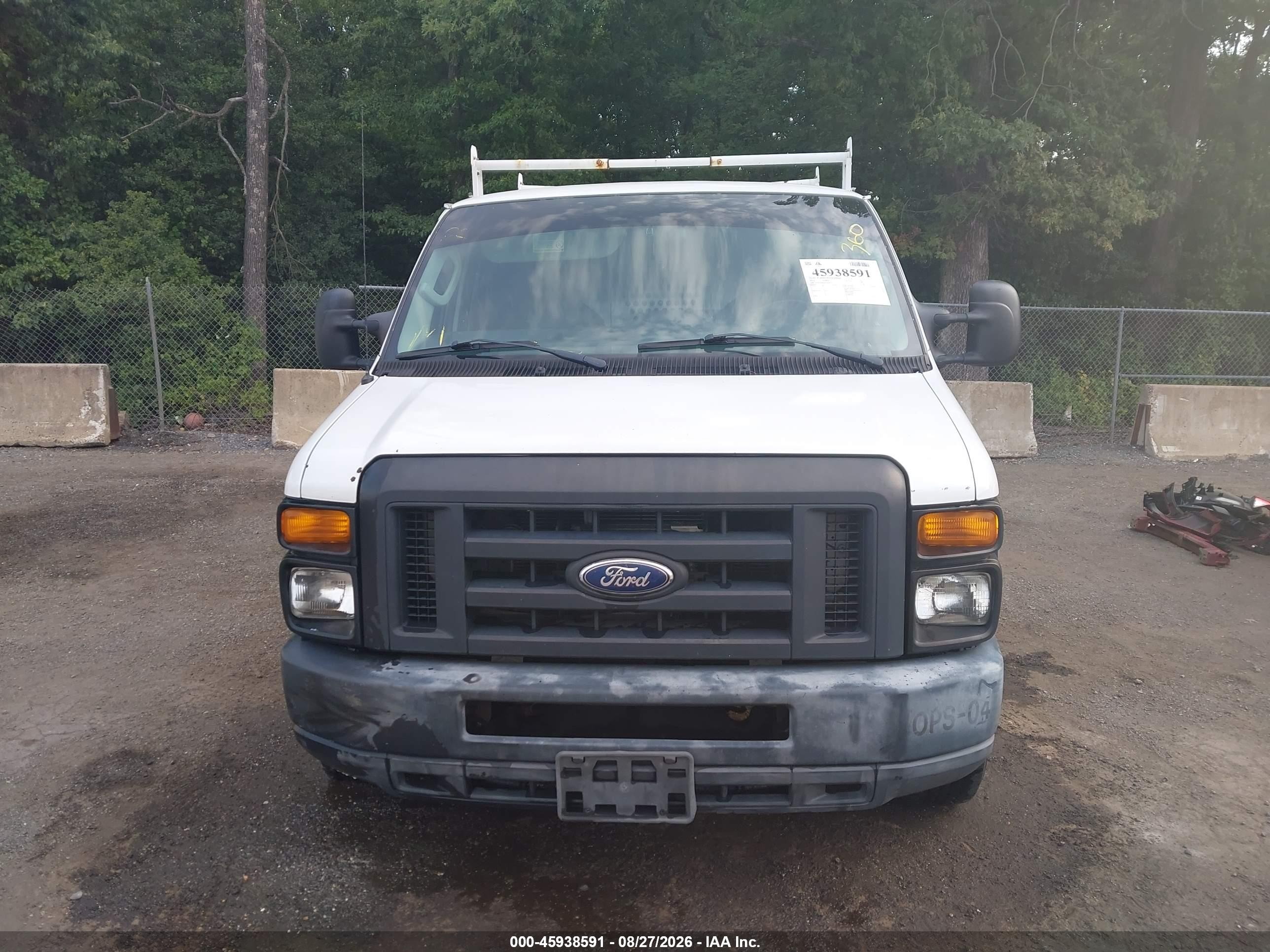 2014 Ford E-250 Commercial White vin: 1FTNE2EW4EDB18634
