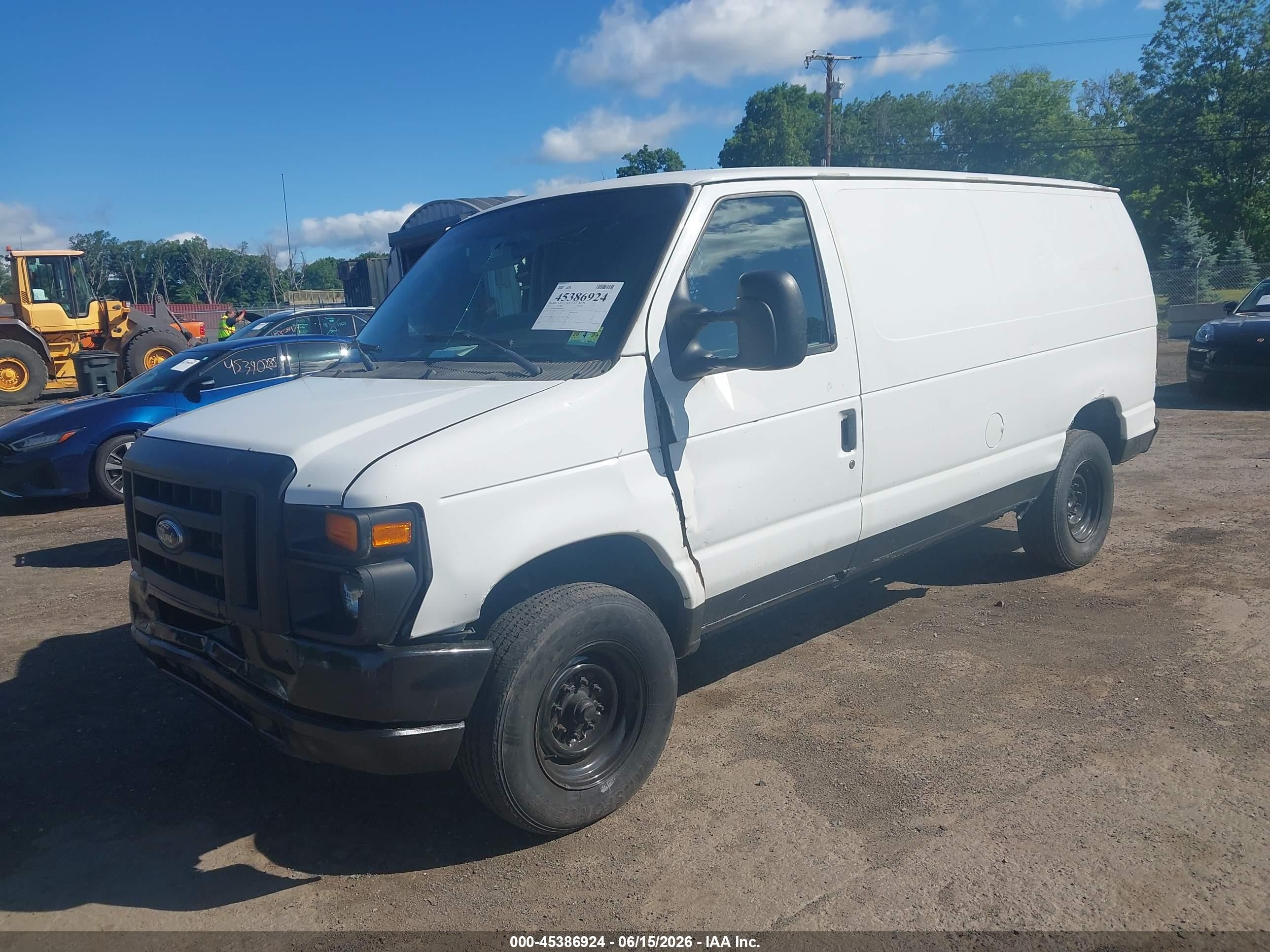 2011 Ford E-250 Commercial White vin: 1FTNE2EW5BDA08834