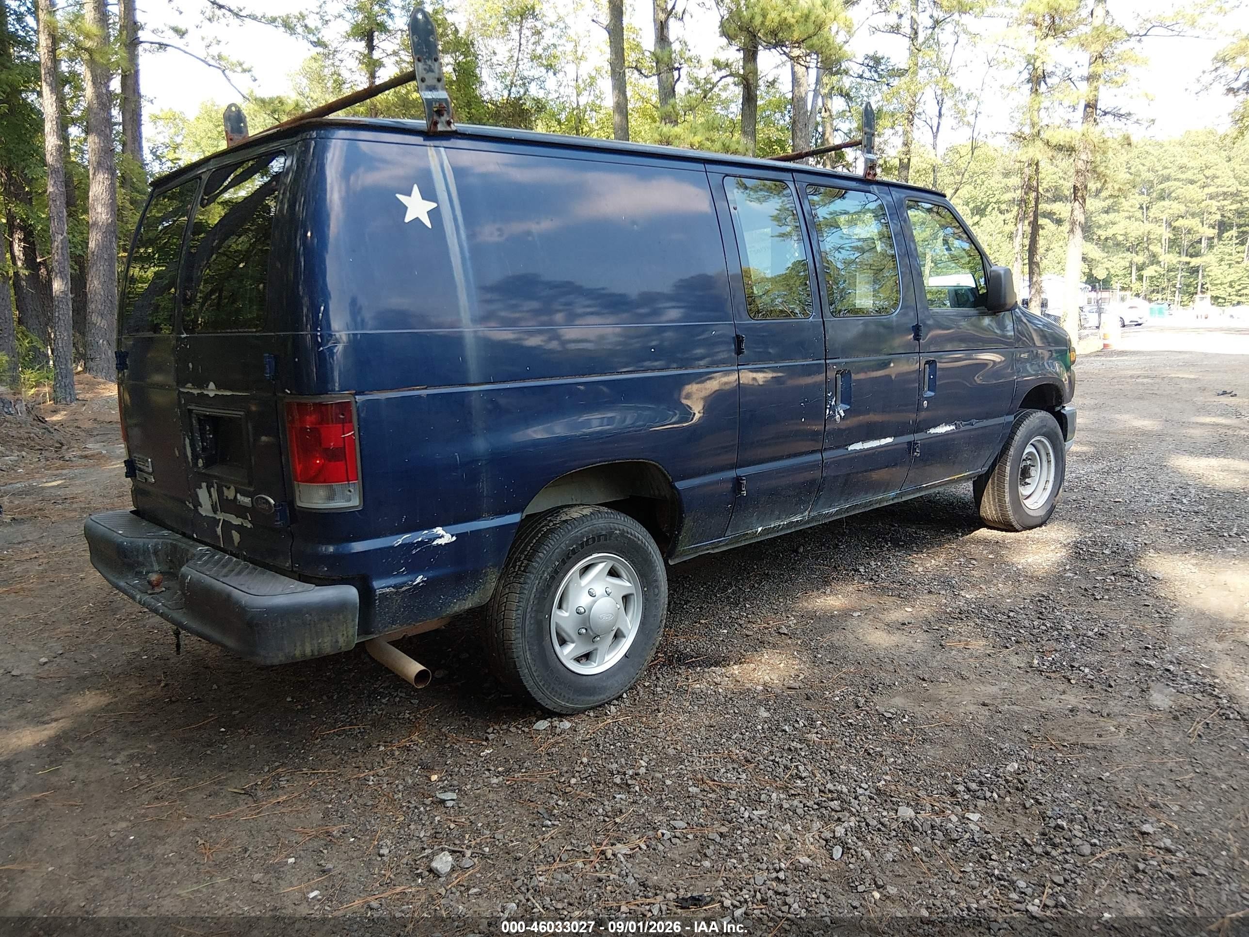 2011 Ford E-250 Commercial Blue vin: 1FTNE2EW5BDA58553