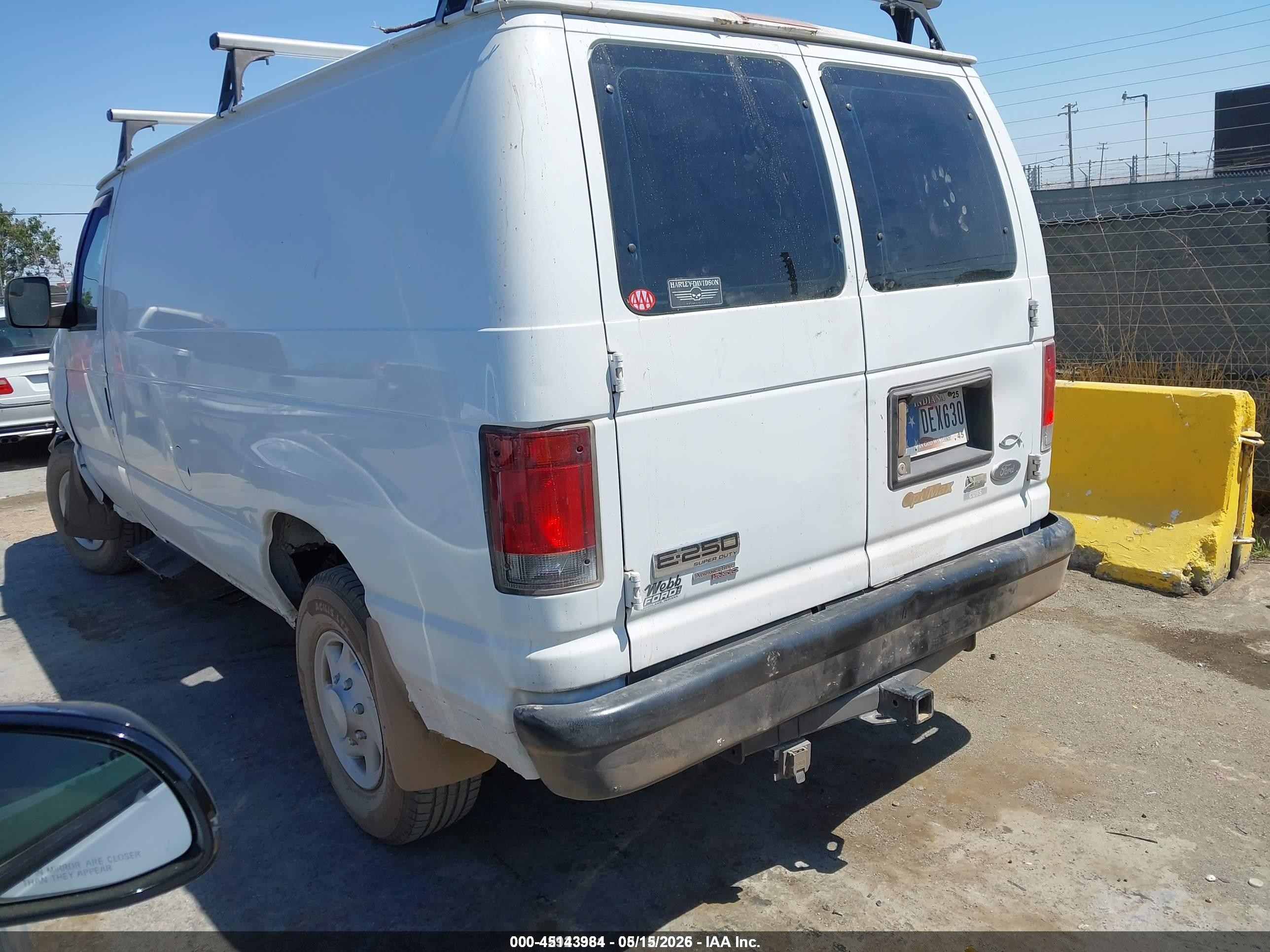 2011 Ford E-250 Commercial White vin: 1FTNE2EW5BDA76423
