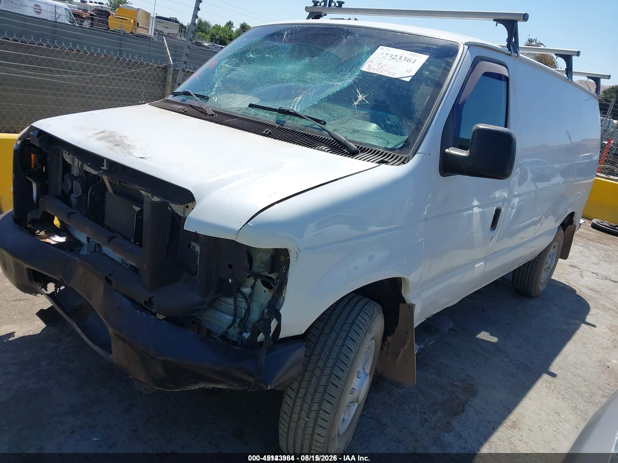 2011 Ford E-250 Commercial White vin: 1FTNE2EW5BDA76423