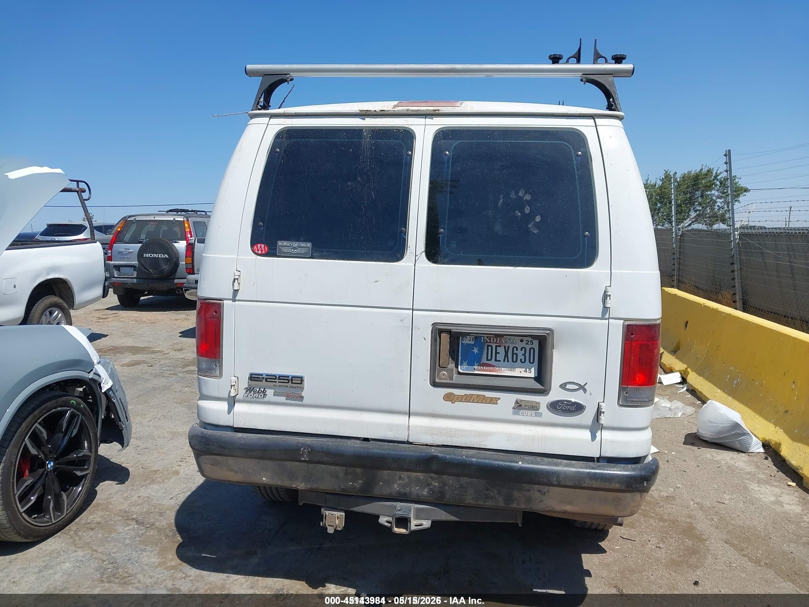 2011 Ford E-250 Commercial White vin: 1FTNE2EW5BDA76423