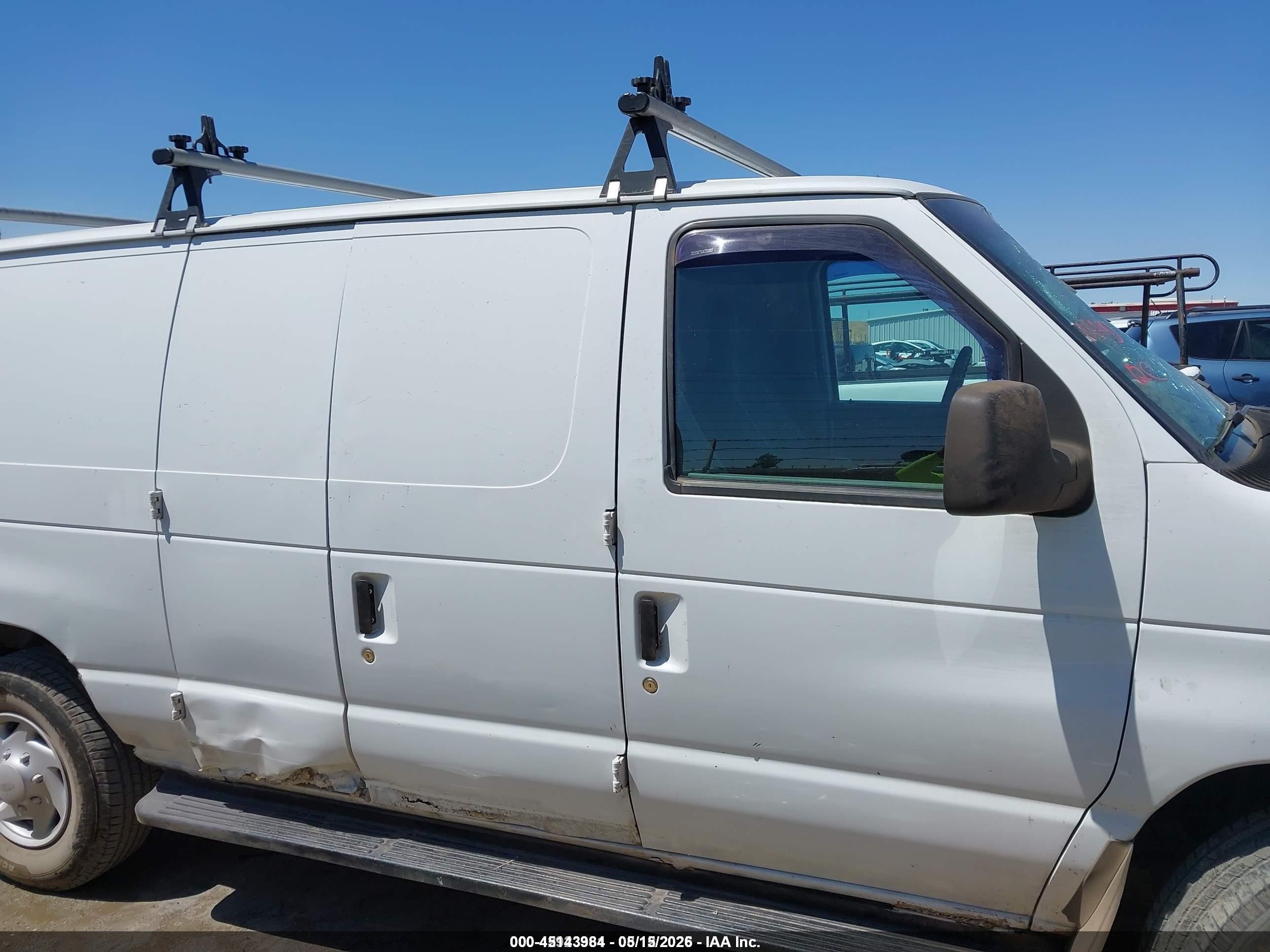2011 Ford E-250 Commercial White vin: 1FTNE2EW5BDA76423