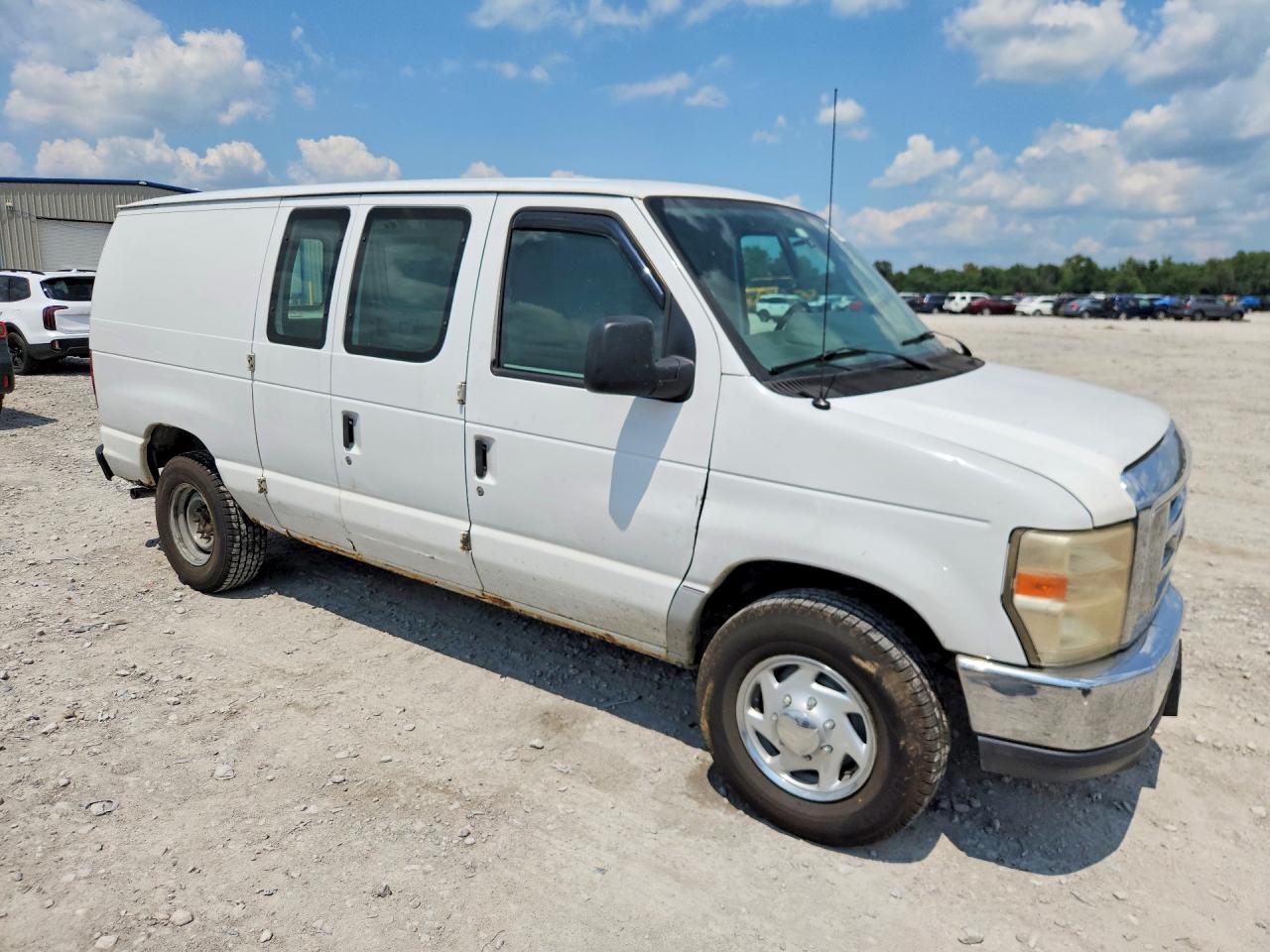 2012 Ford Econoline E250 Van White vin: 1FTNE2EW5CDA24212