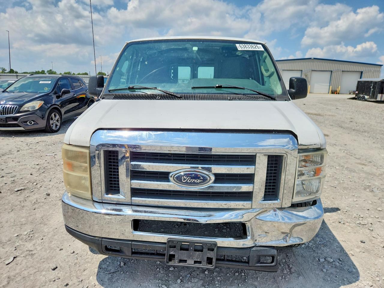2012 Ford Econoline E250 Van White vin: 1FTNE2EW5CDA24212