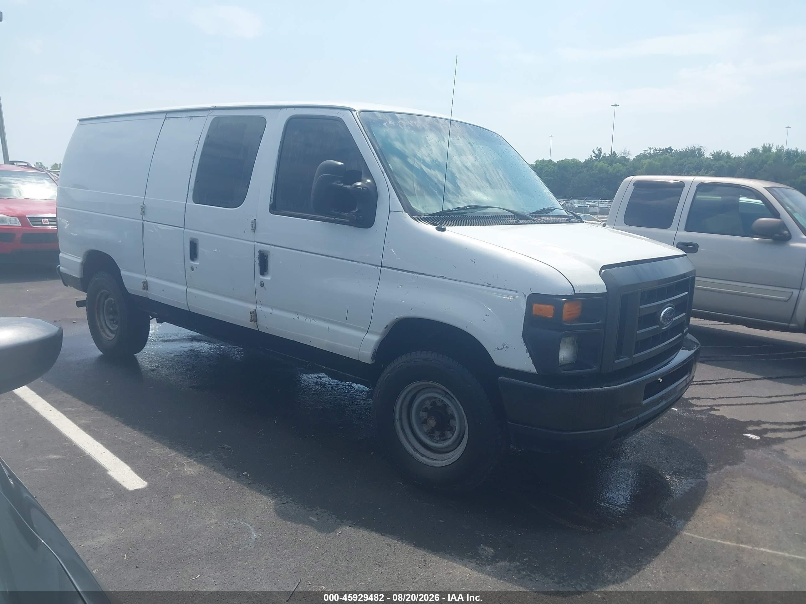2012 Ford E-250 Commercial White vin: 1FTNE2EW5CDB00916