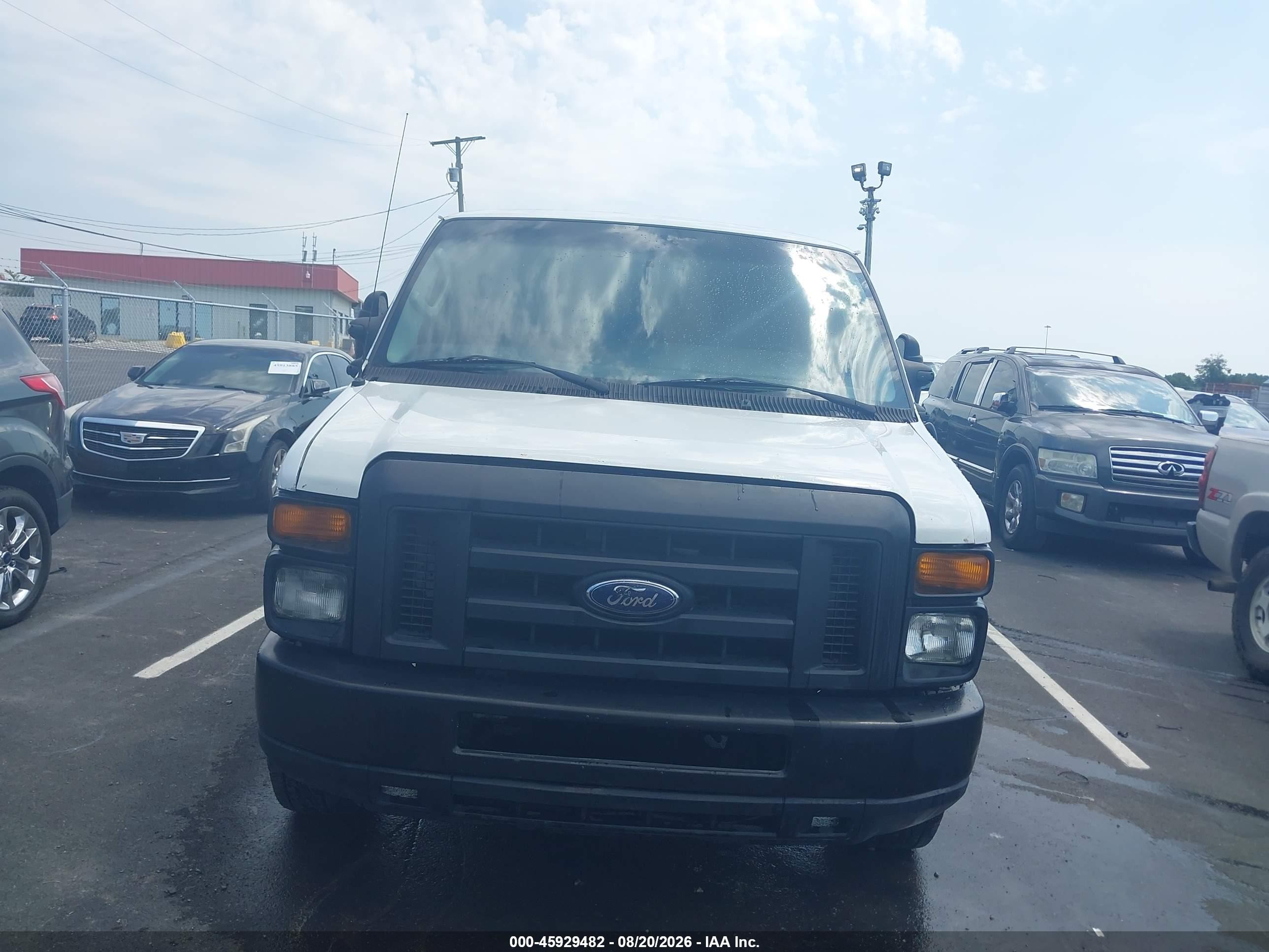 2012 Ford E-250 Commercial White vin: 1FTNE2EW5CDB00916
