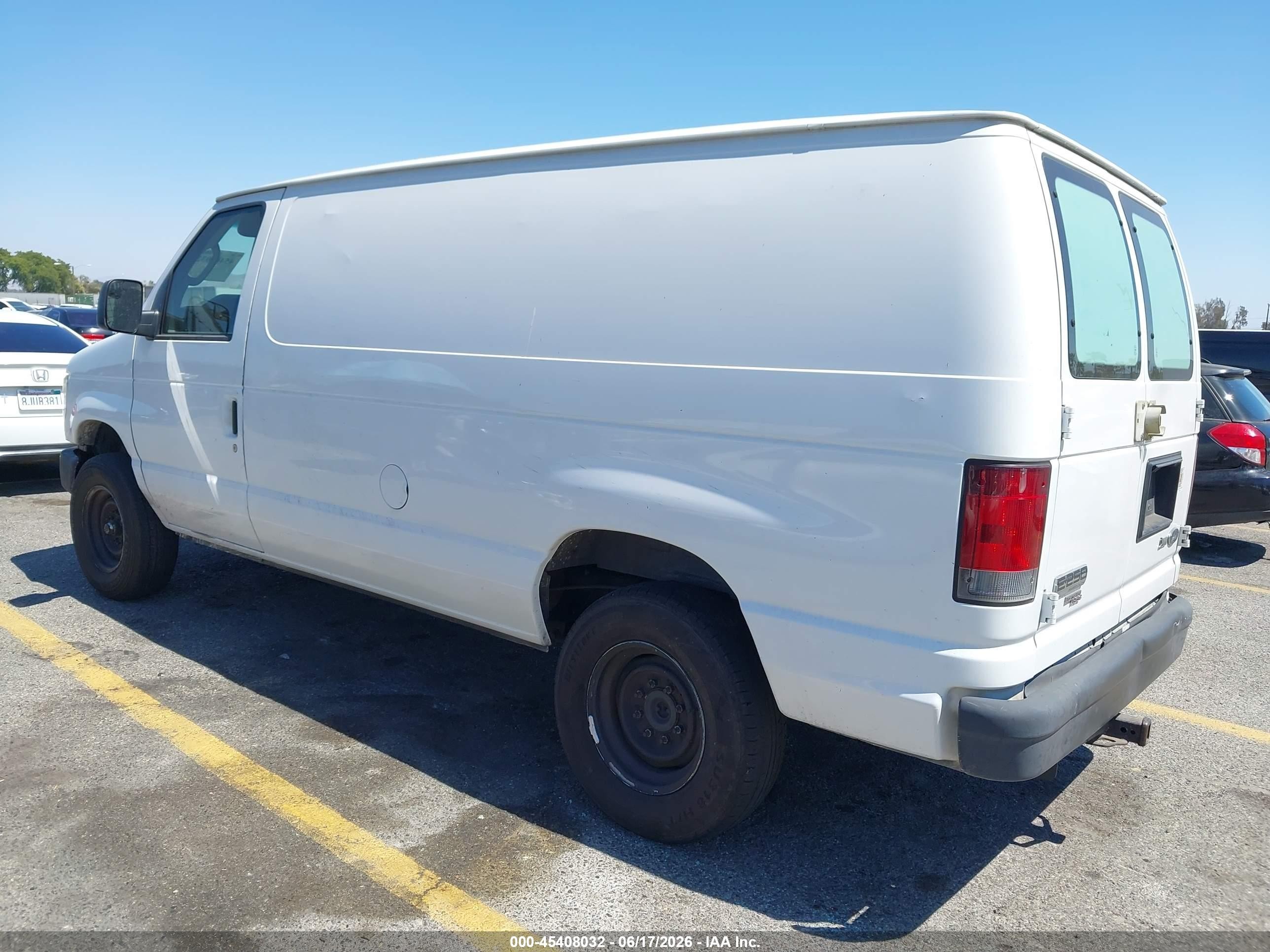 2012 Ford E-250 Commercial/recreational White vin: 1FTNE2EW5CDB05534
