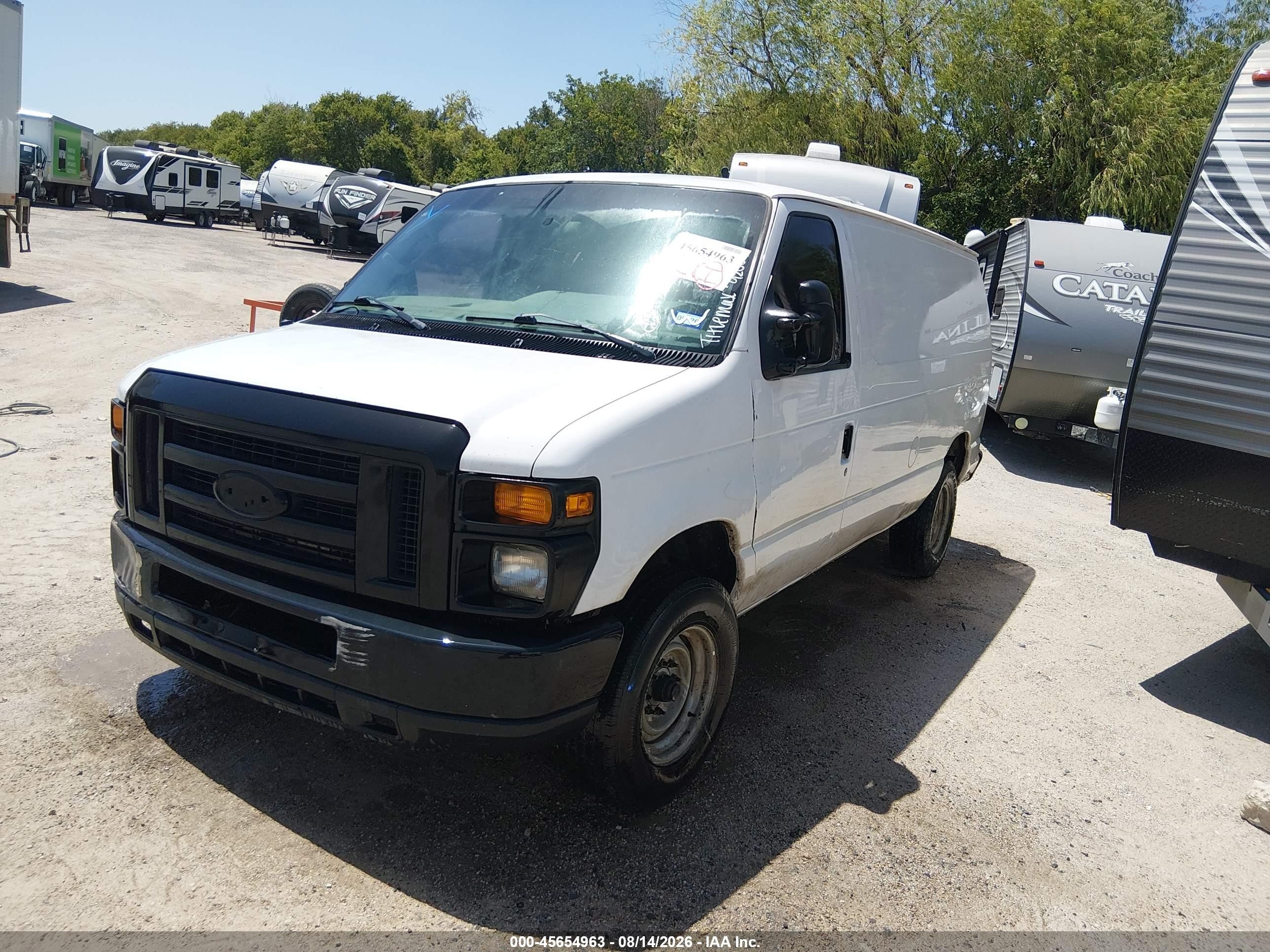 2013 Ford E-250 Commercial White vin: 1FTNE2EW5DDA92009