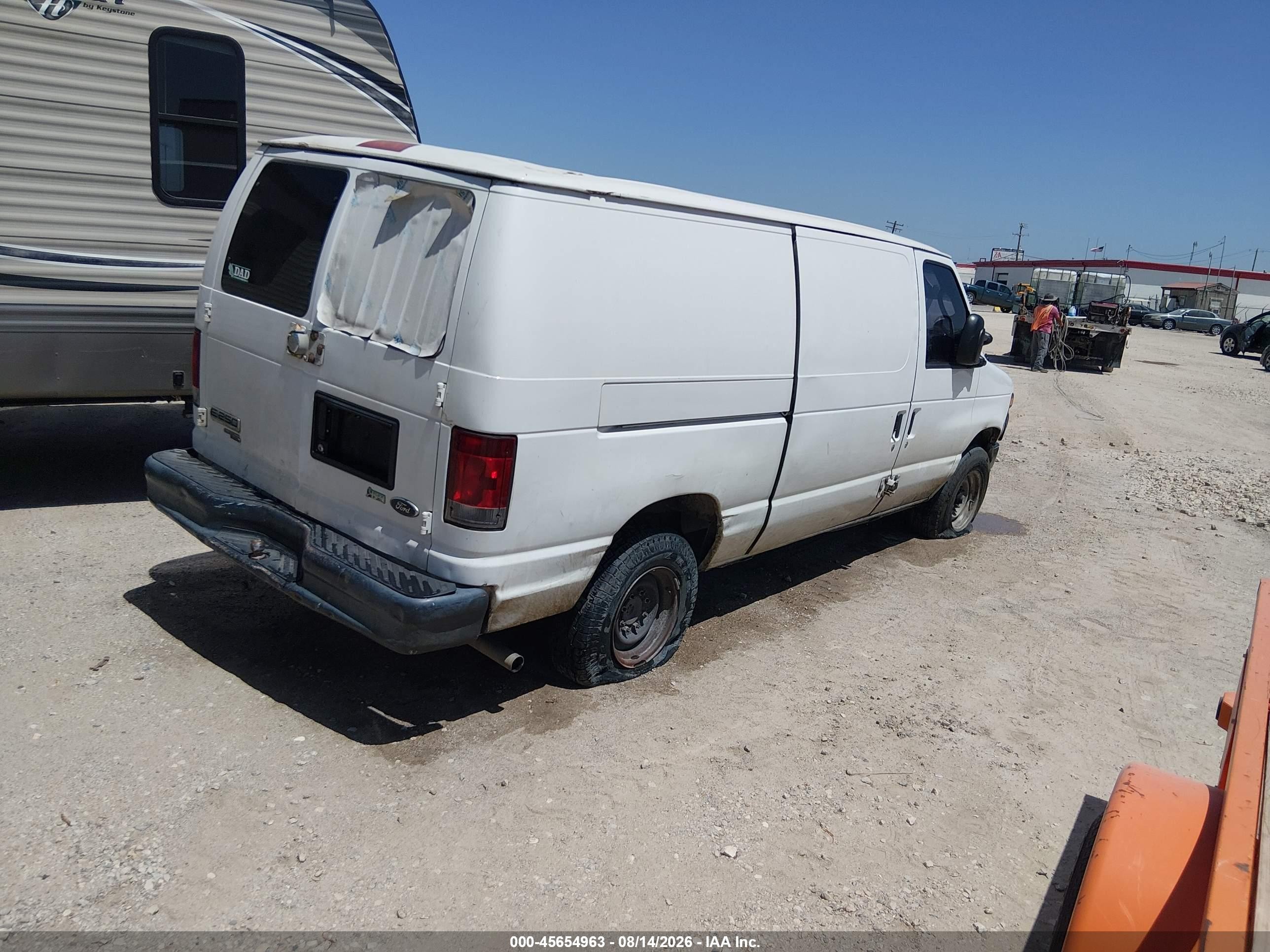 2013 Ford E-250 Commercial White vin: 1FTNE2EW5DDA92009