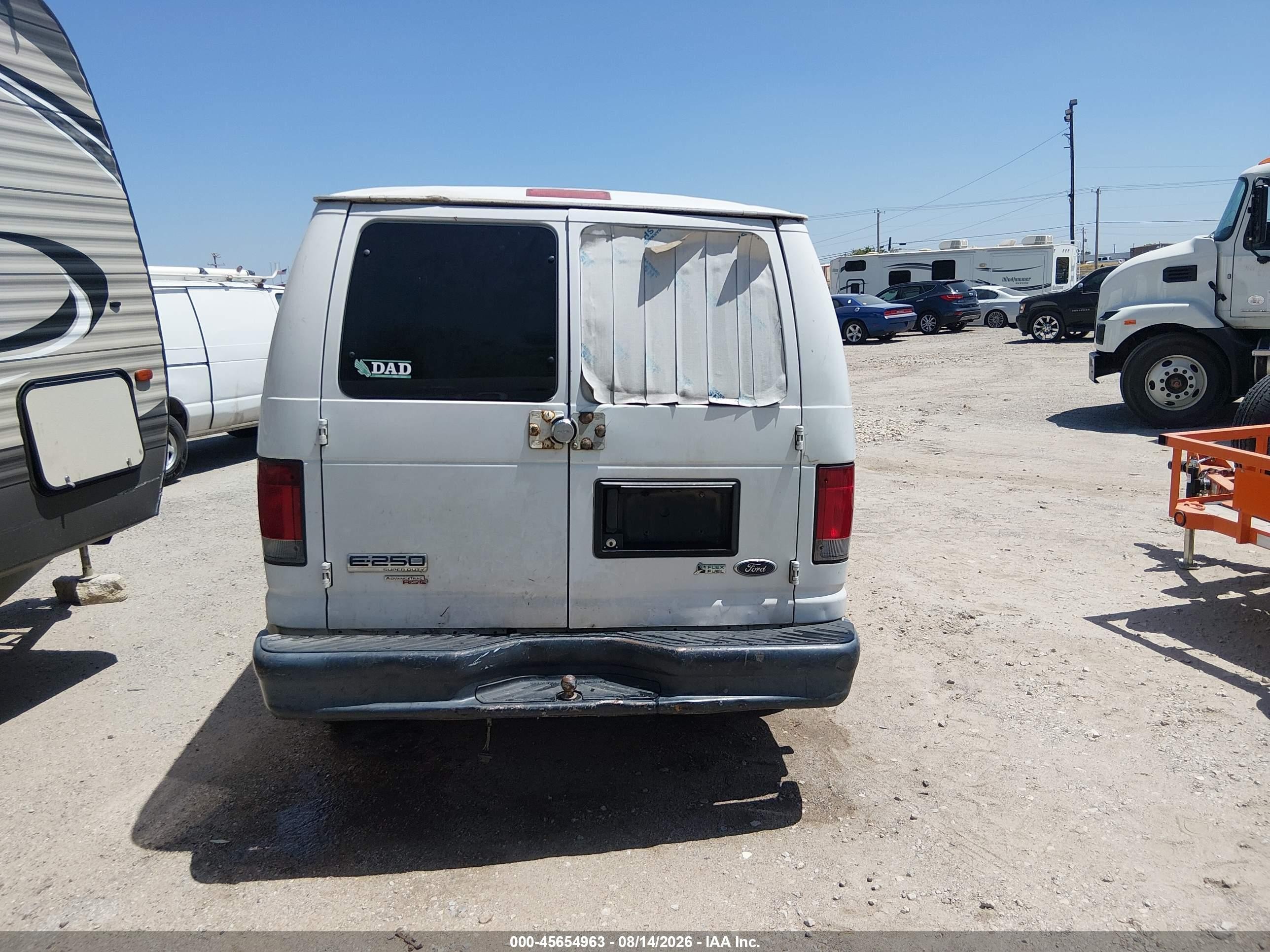 2013 Ford E-250 Commercial White vin: 1FTNE2EW5DDA92009