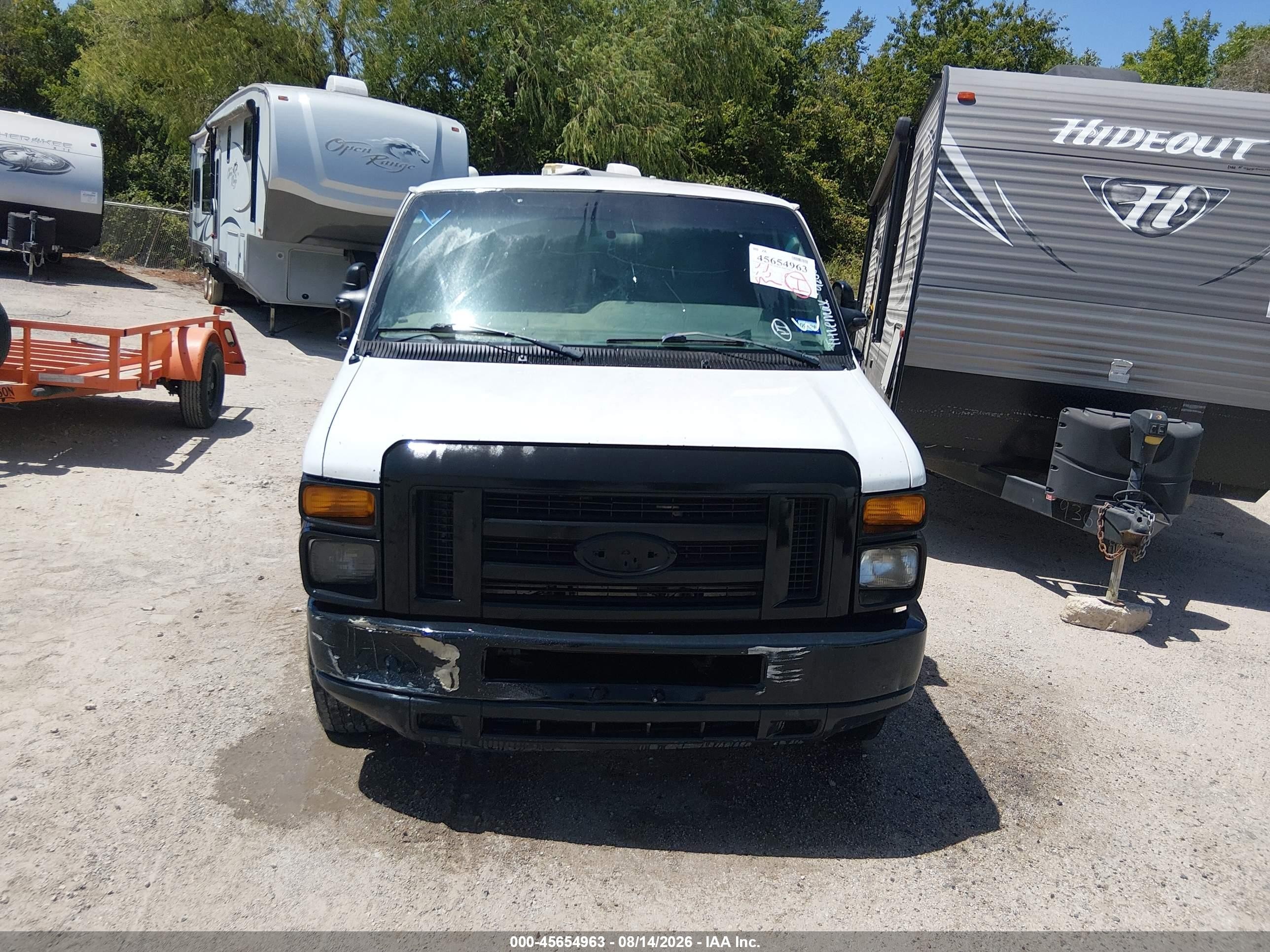 2013 Ford E-250 Commercial White vin: 1FTNE2EW5DDA92009