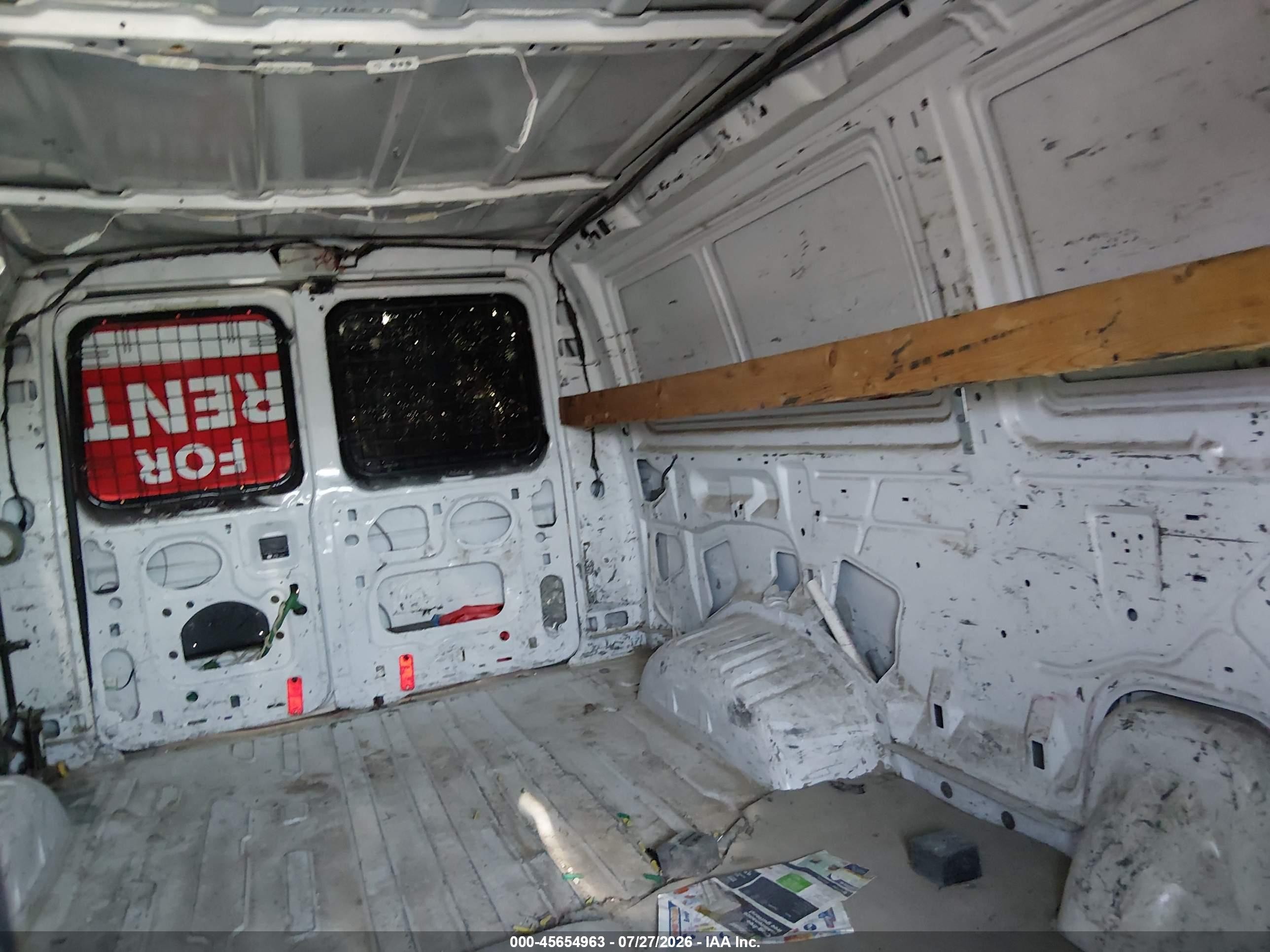 2013 Ford E-250 Commercial White vin: 1FTNE2EW5DDA92009