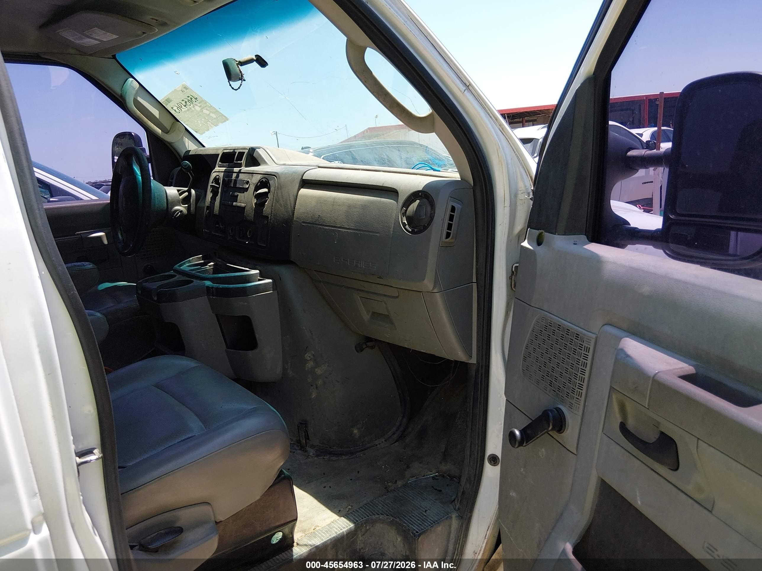 2013 Ford E-250 Commercial White vin: 1FTNE2EW5DDA92009