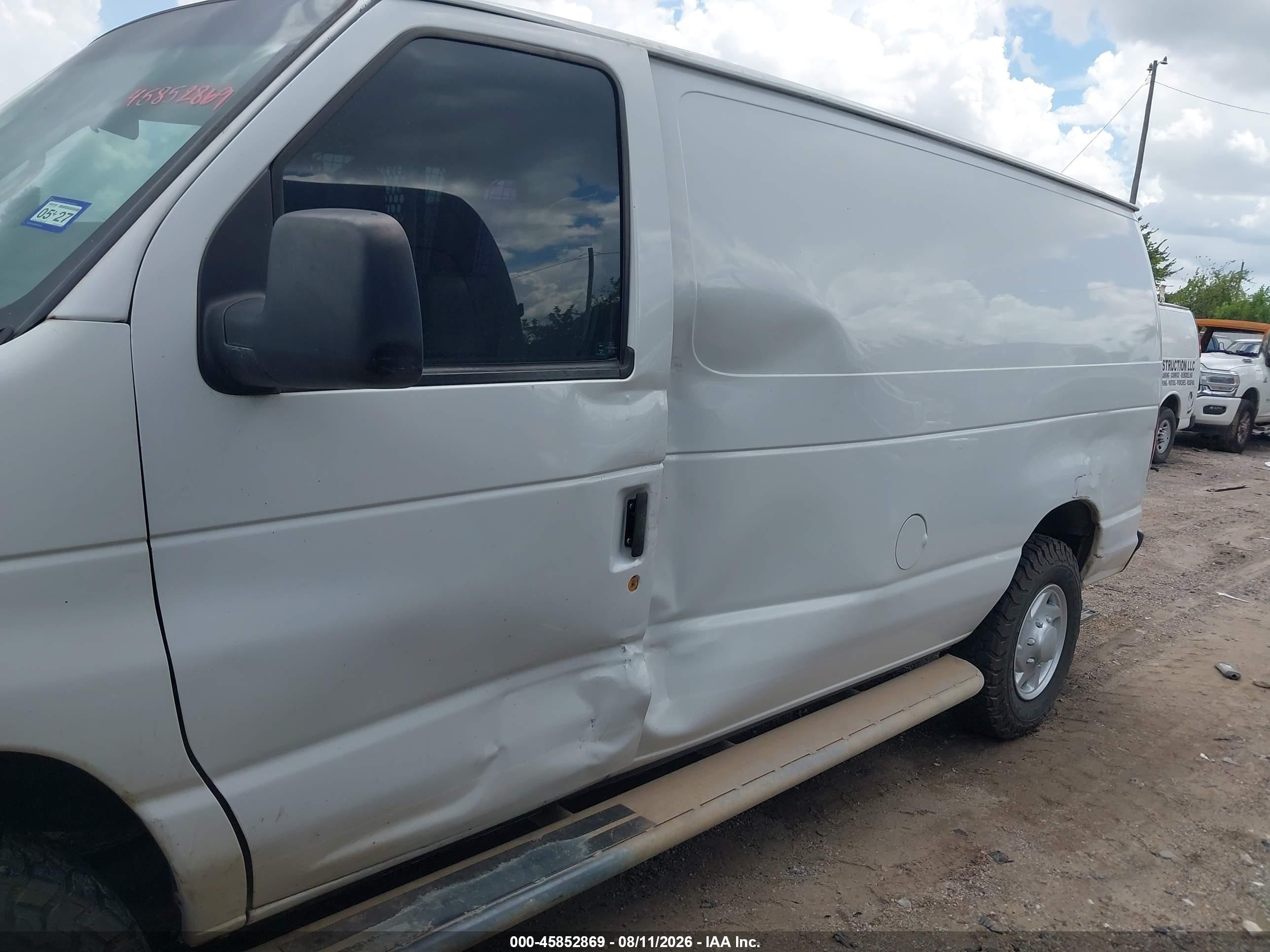 2014 Ford E-250 Commercial White vin: 1FTNE2EW5EDA62526