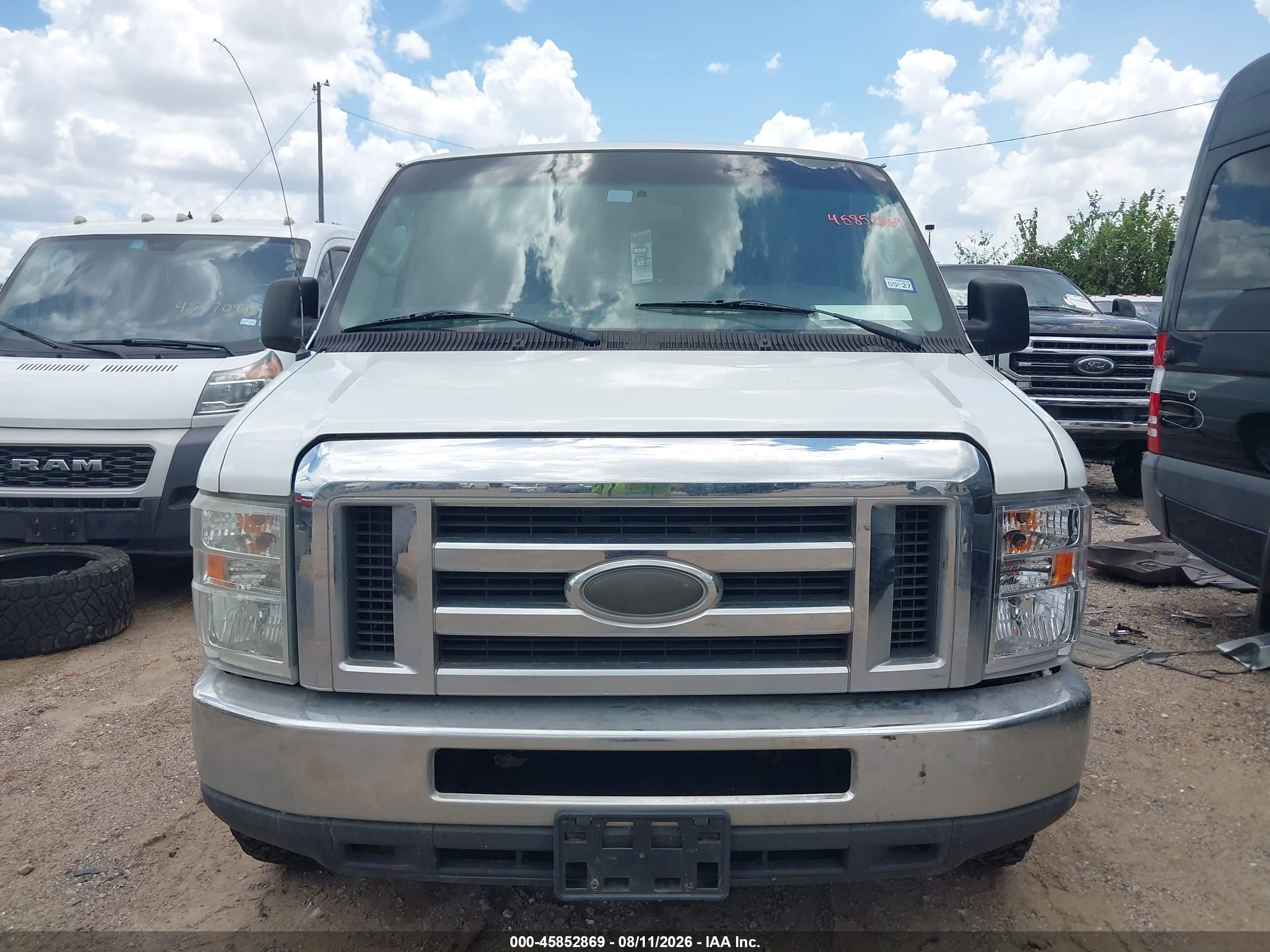 2014 Ford E-250 Commercial White vin: 1FTNE2EW5EDA62526