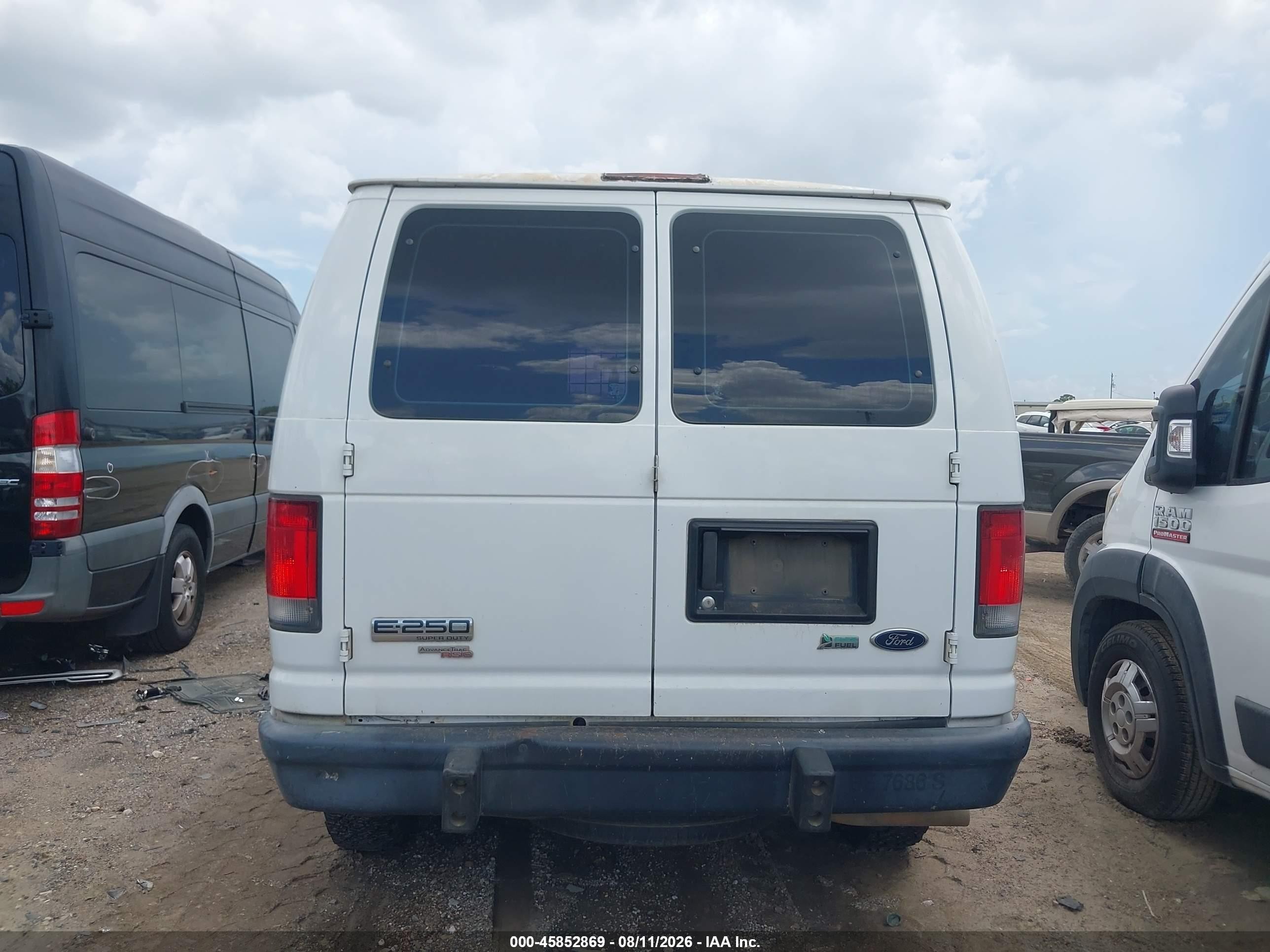 2014 Ford E-250 Commercial White vin: 1FTNE2EW5EDA62526