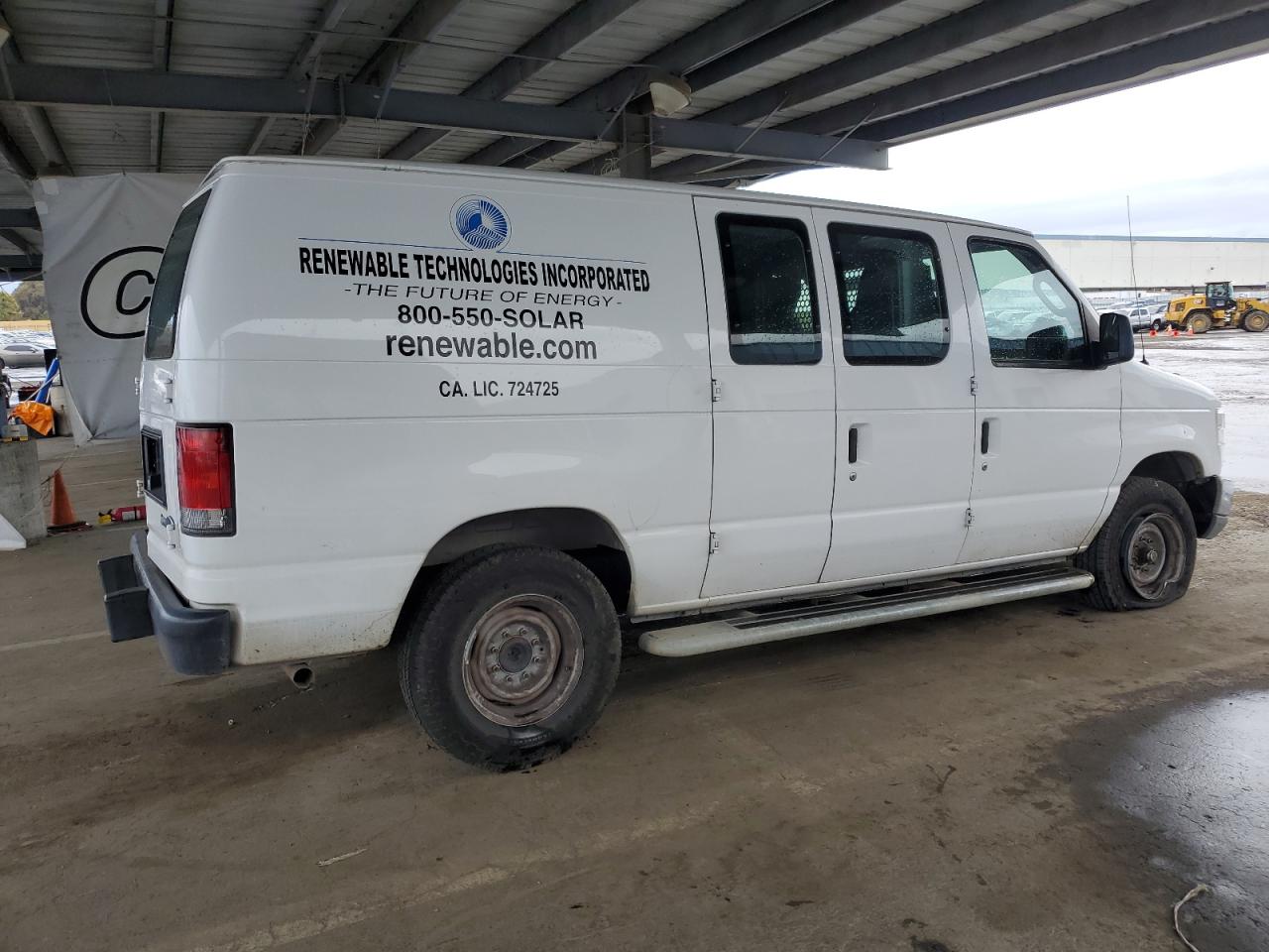 2014 Ford Econoline E250 Van White vin: 1FTNE2EW5EDA63806