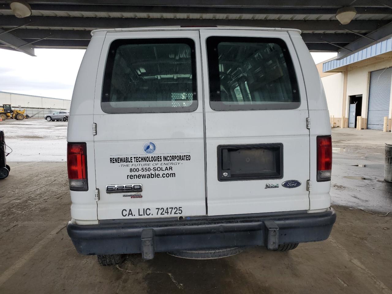 2014 Ford Econoline E250 Van White vin: 1FTNE2EW5EDA63806
