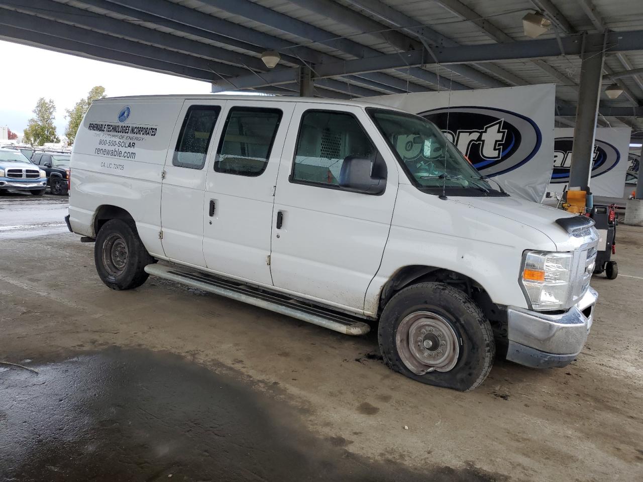 2014 Ford Econoline E250 Van White vin: 1FTNE2EW5EDA63806