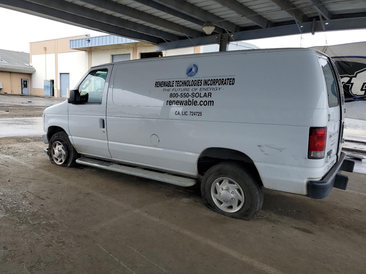 2014 Ford Econoline E250 Van White vin: 1FTNE2EW5EDA63806