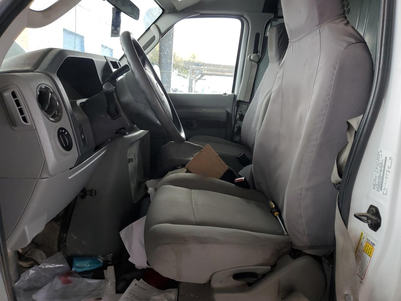 2014 Ford Econoline E250 Van White vin: 1FTNE2EW5EDA63806